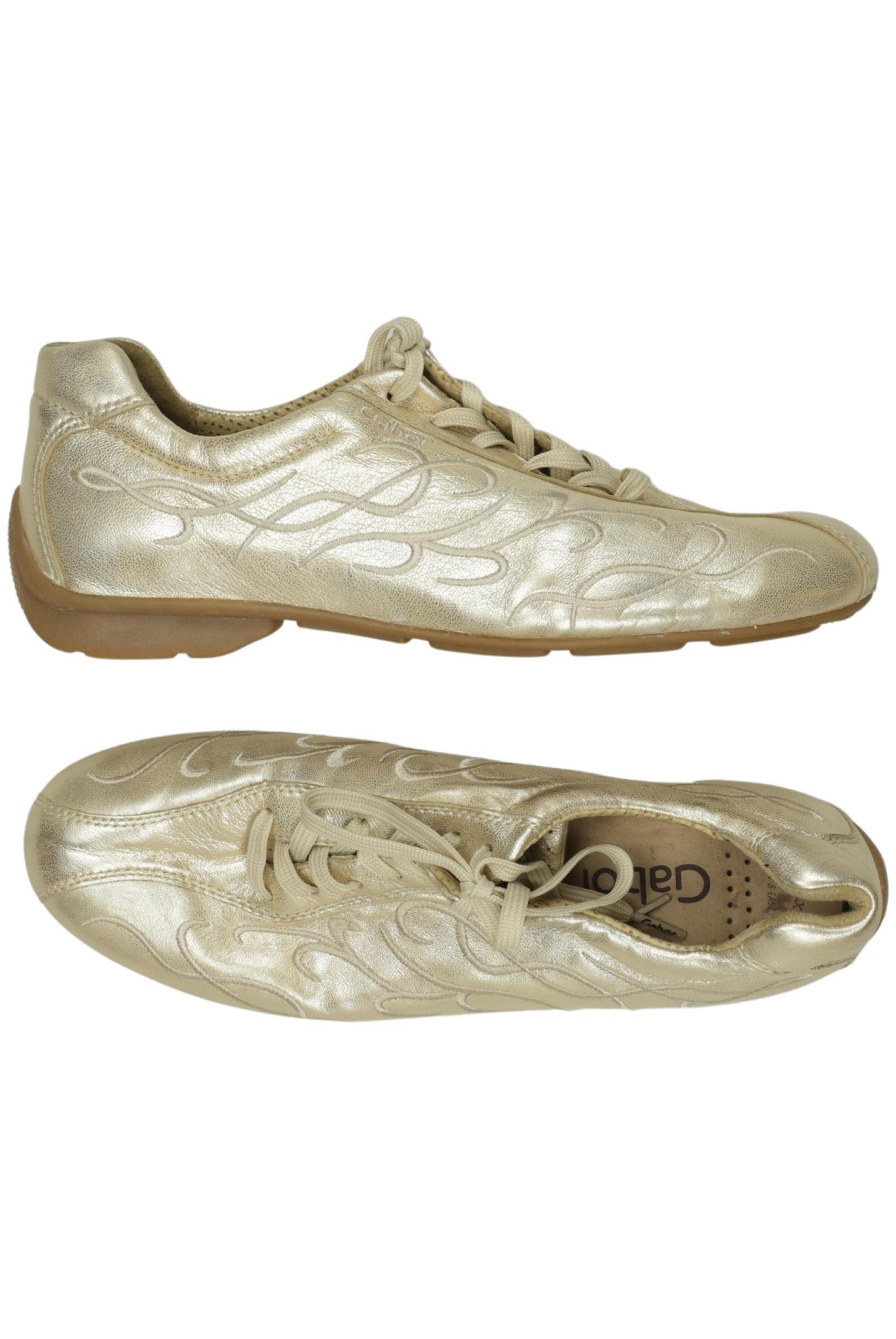 

Gabor Damen Halbschuh, gold, Gr. 6