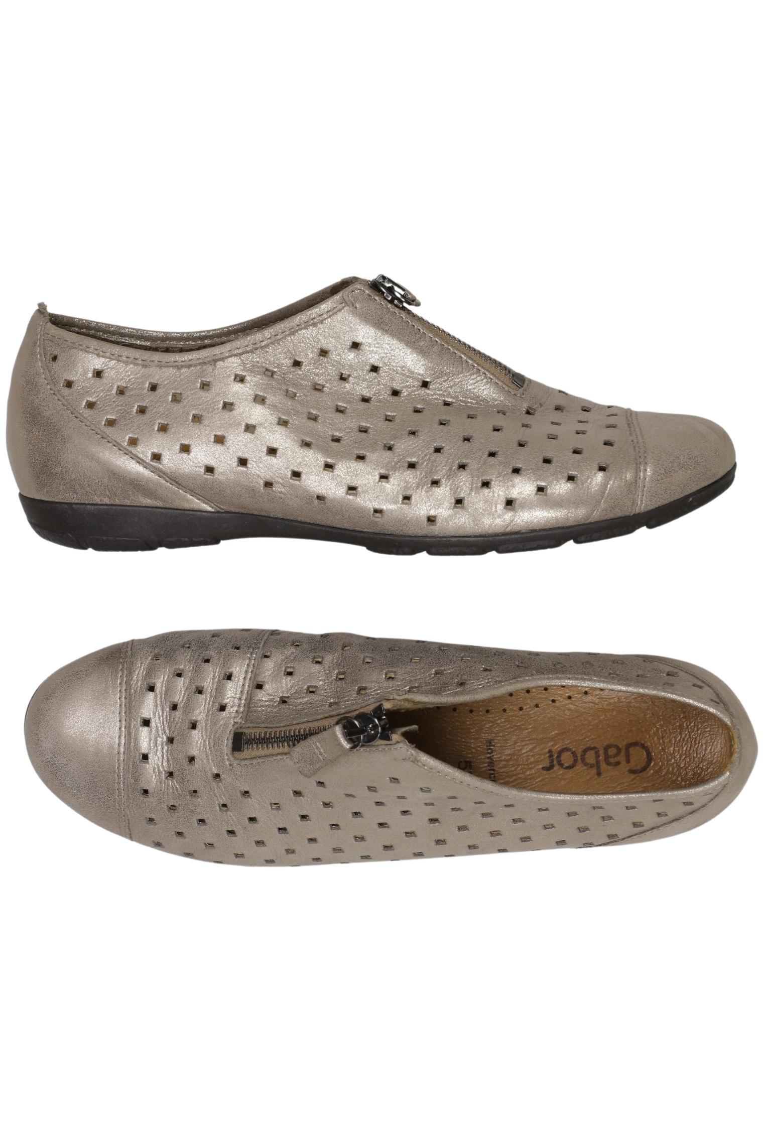 

Gabor Damen Halbschuh, silber, Gr. 5.5