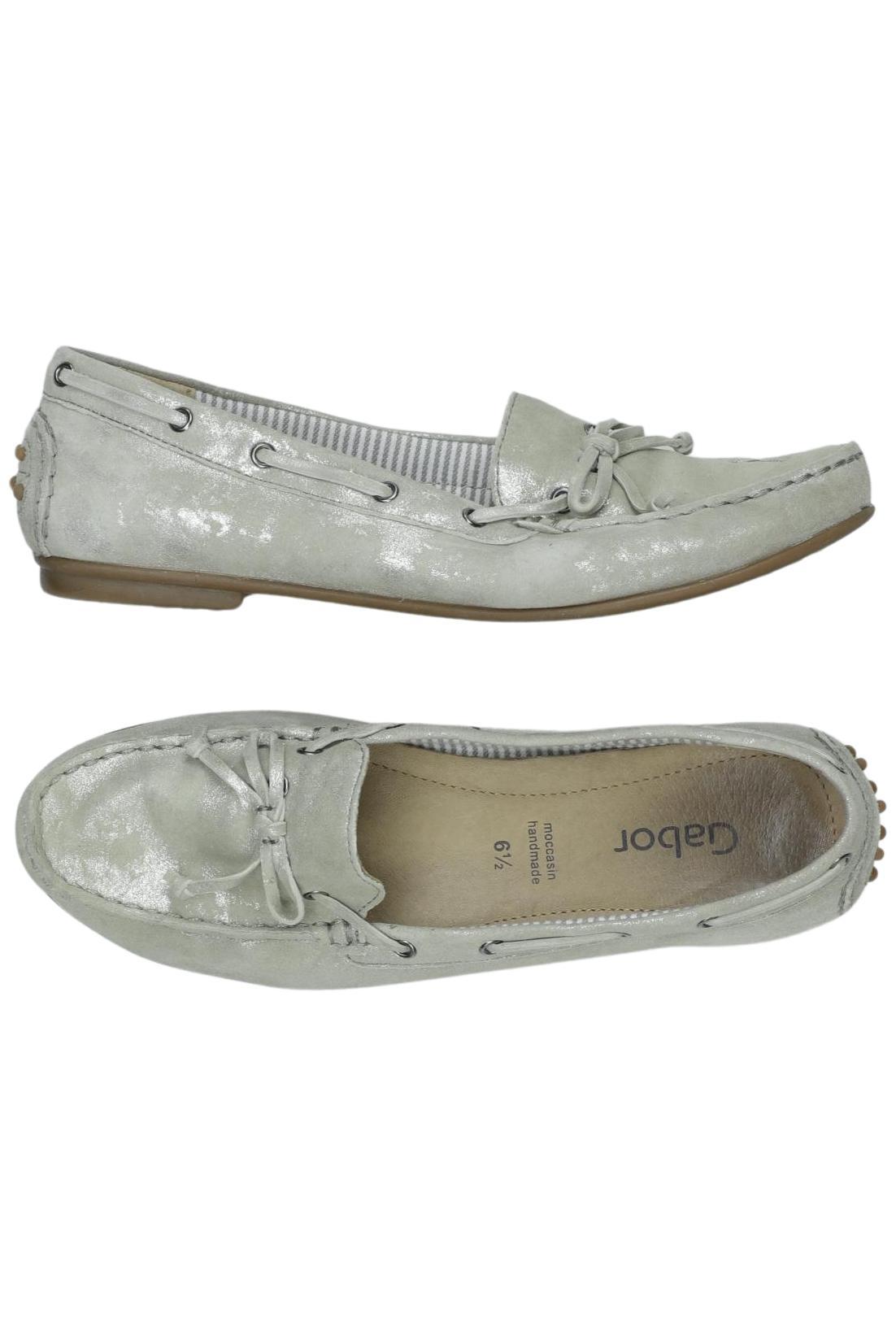 

Gabor Damen Halbschuh, silber, Gr. 6.5