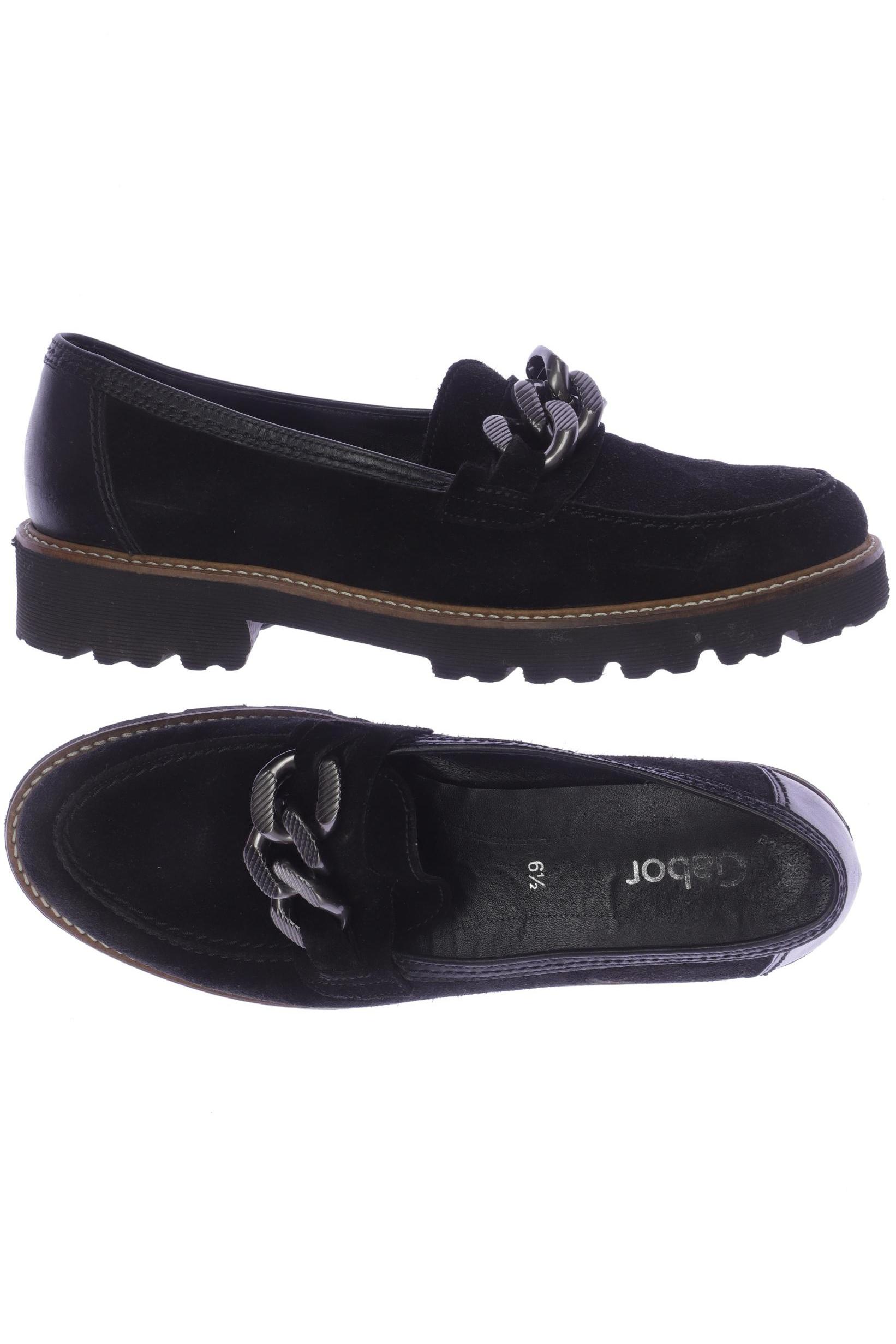 

Gabor Damen Halbschuh, schwarz, Gr. 6.5