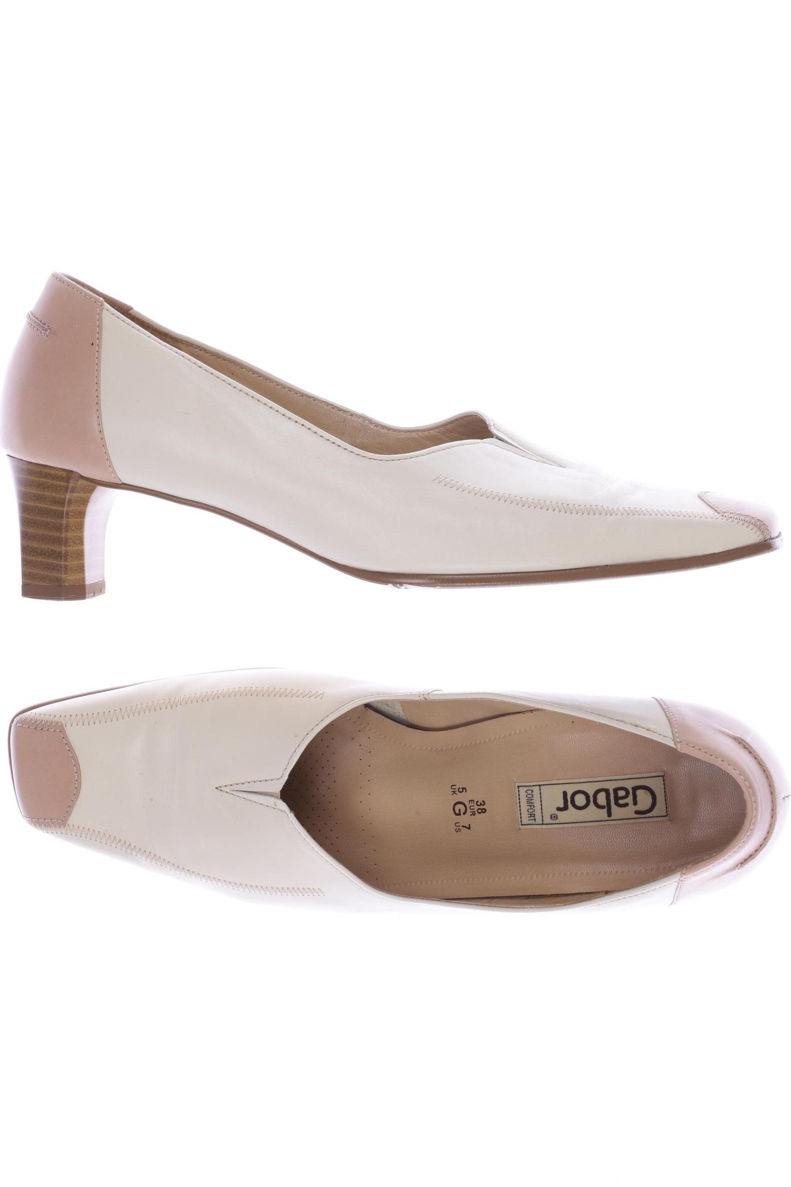 

Gabor Damen Halbschuh, cremeweiß, Gr. 38