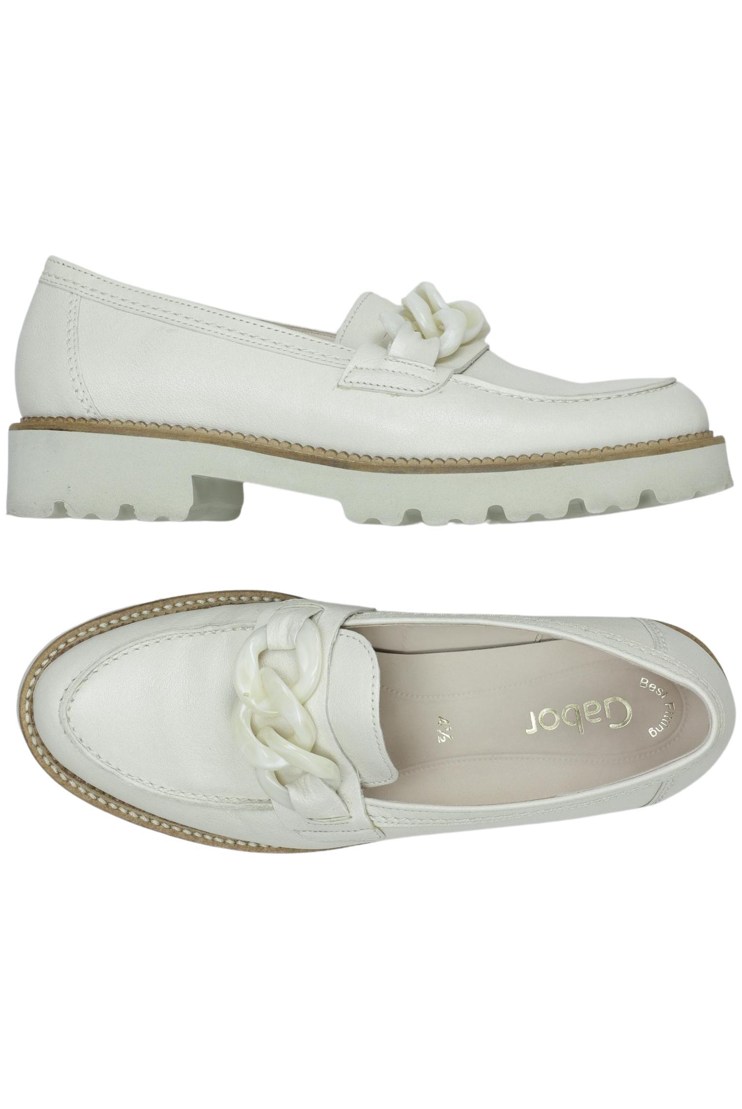 

Gabor Damen Halbschuh, weiß, Gr. 4.5