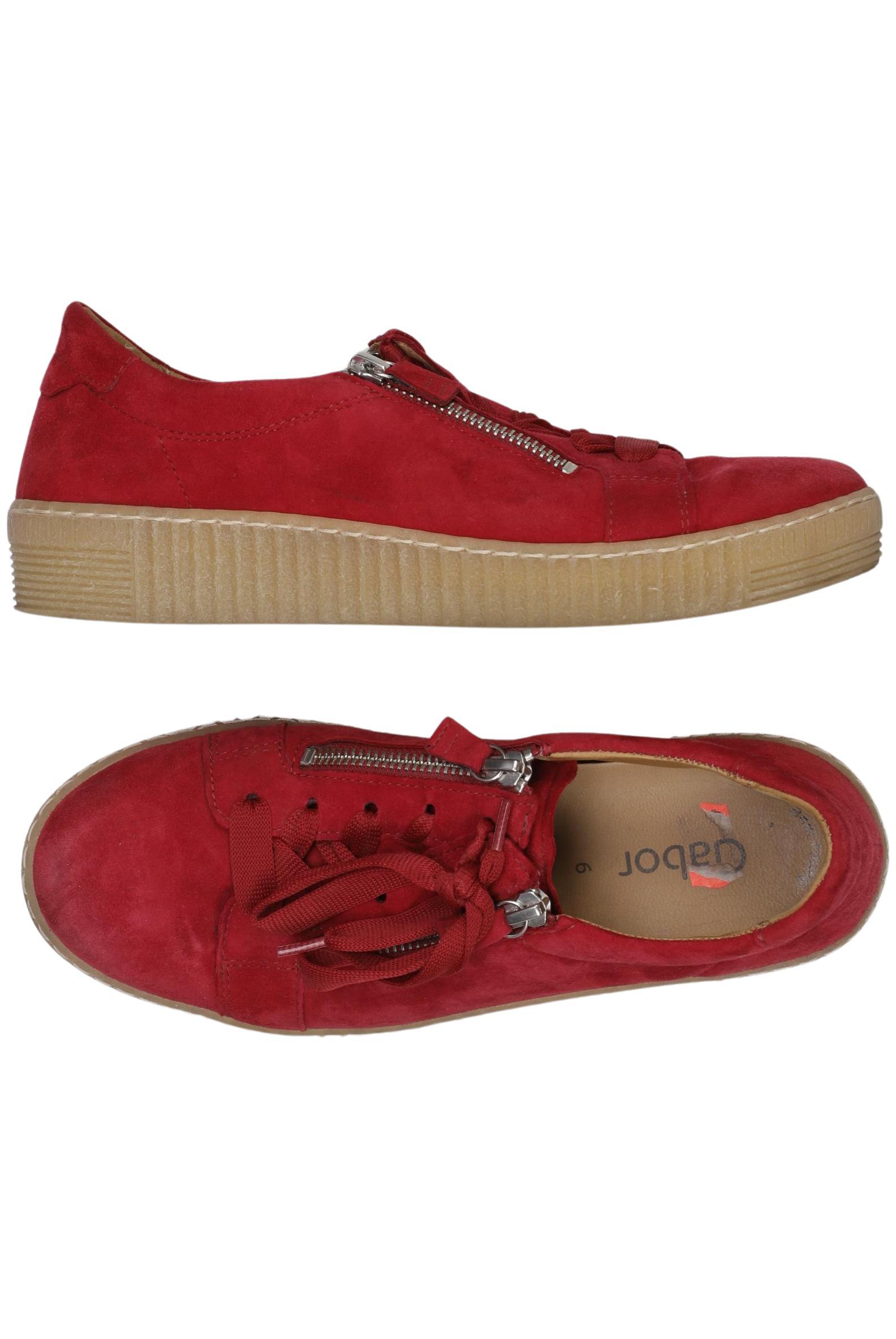 

Gabor Damen Halbschuh, rot, Gr. 6