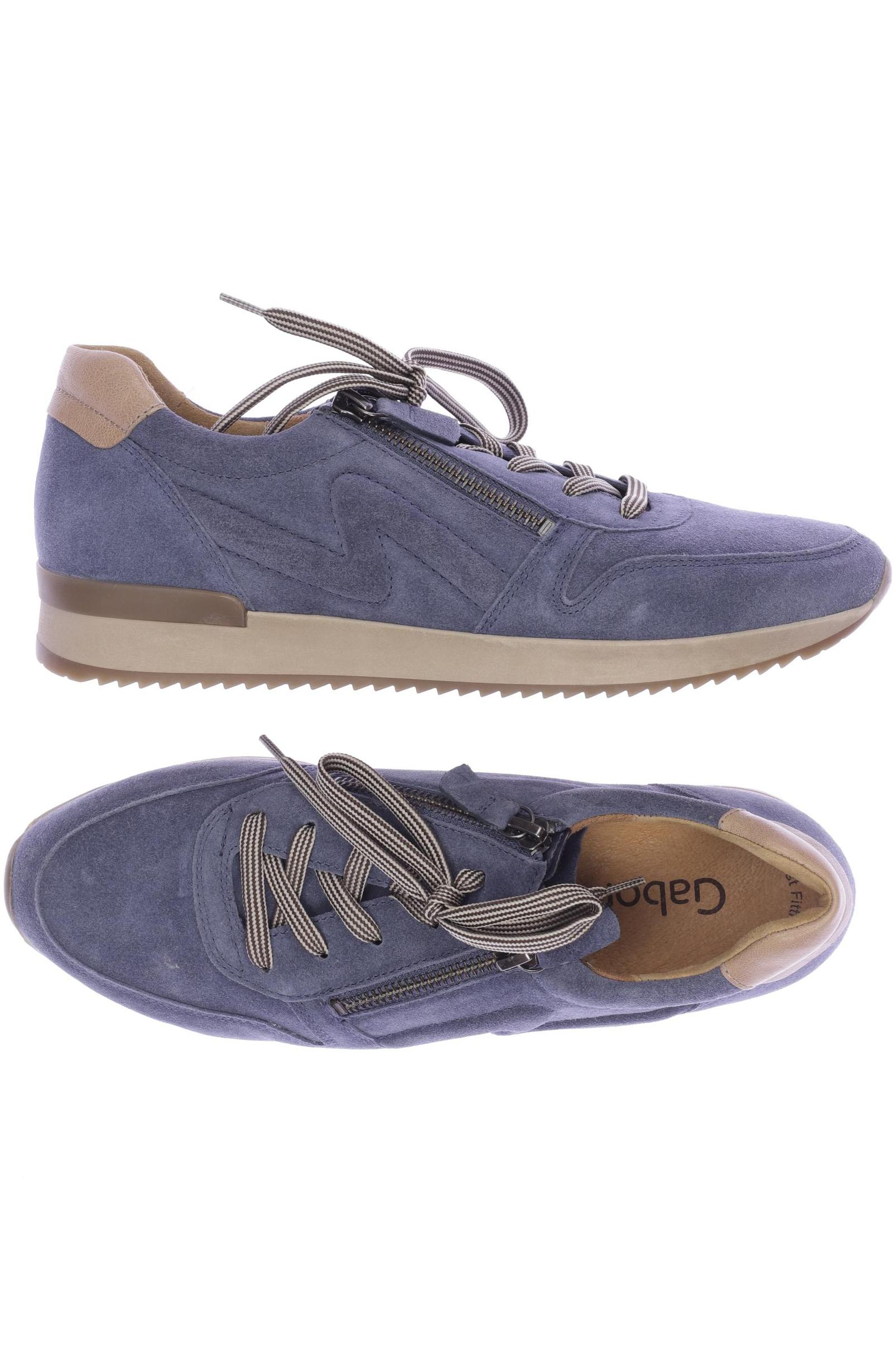 

Gabor Damen Halbschuh, blau, Gr. 5.5
