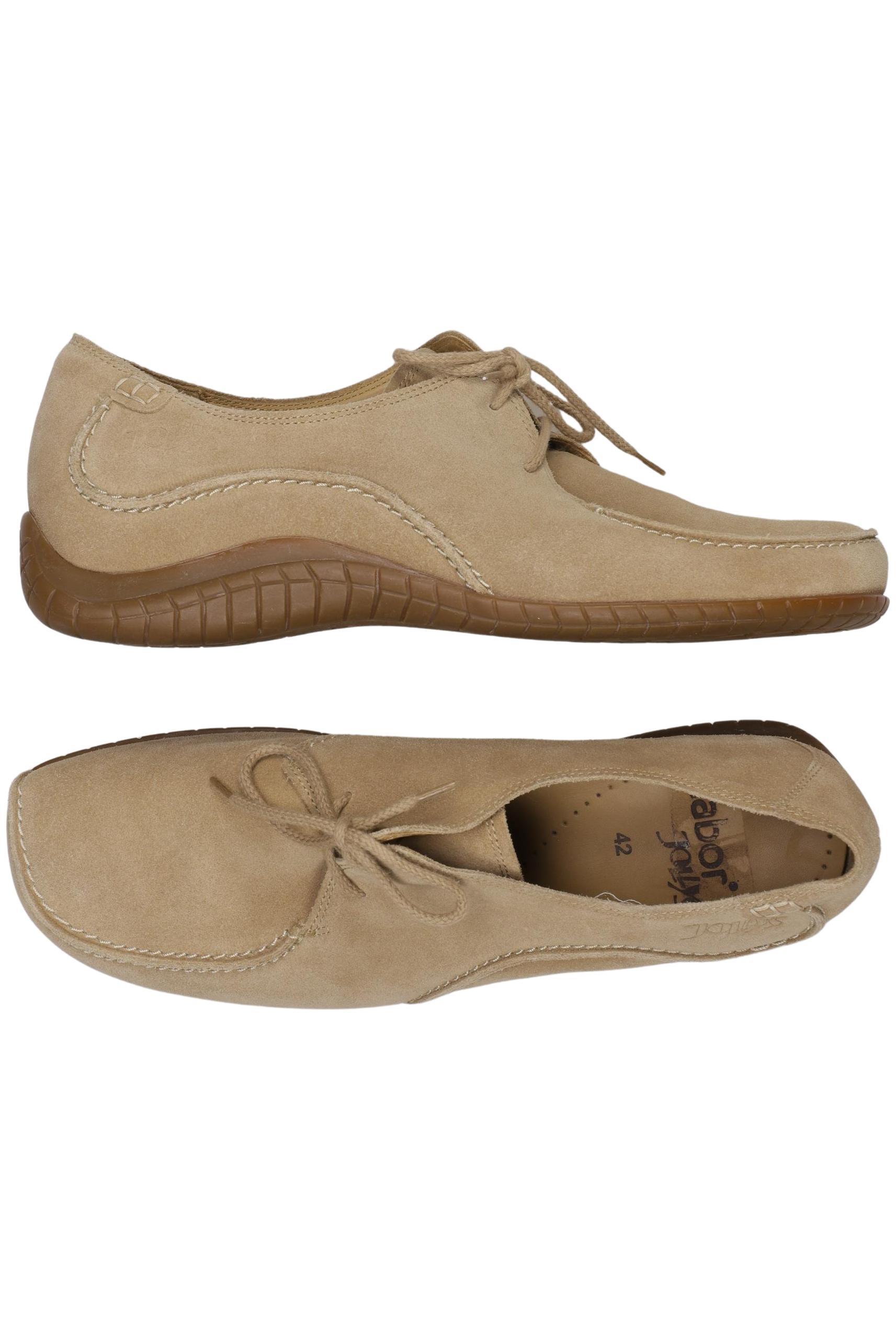 

Gabor Damen Halbschuh, beige, Gr. 42