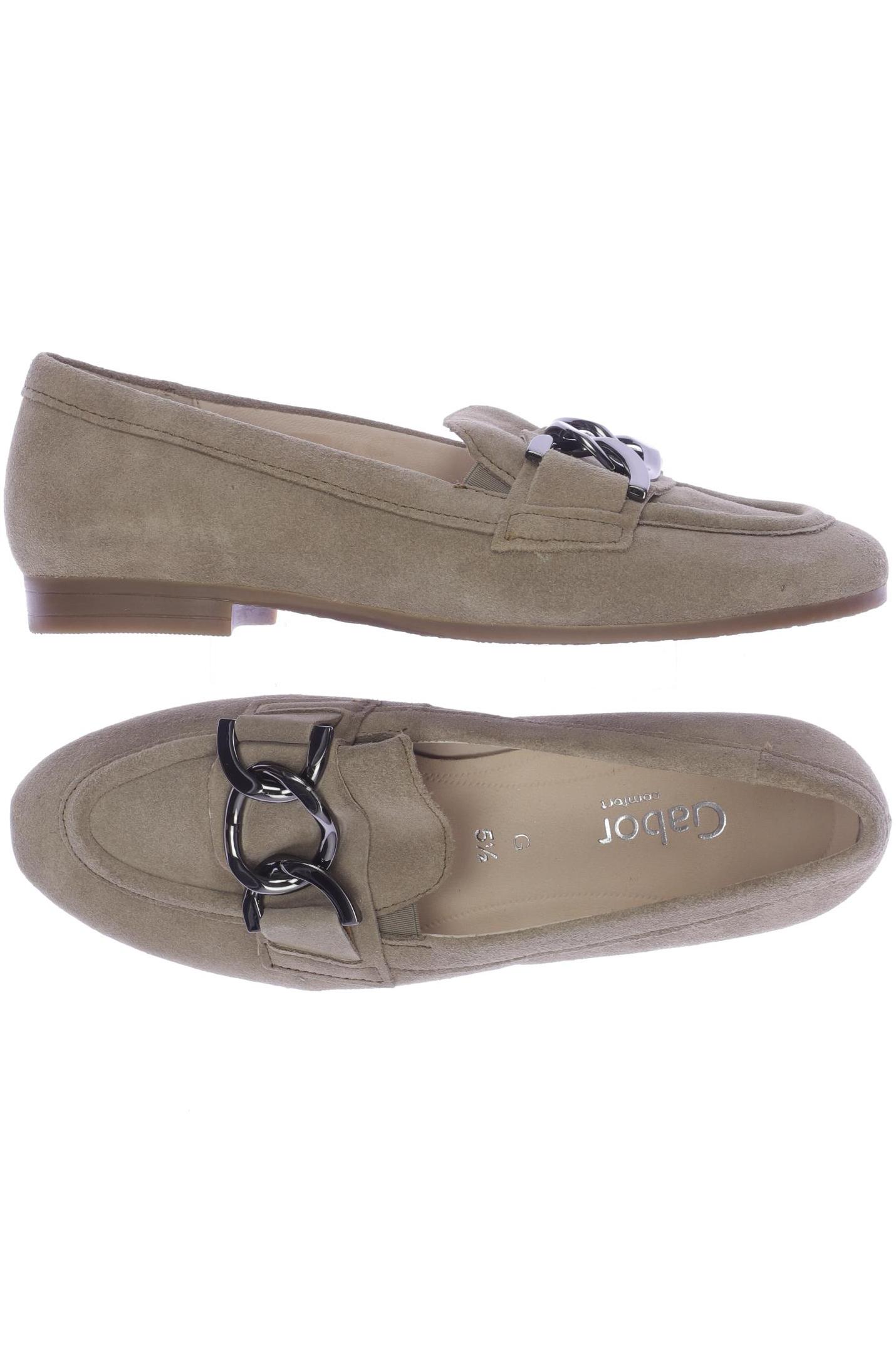 

Gabor Damen Halbschuh, beige, Gr. 5.5