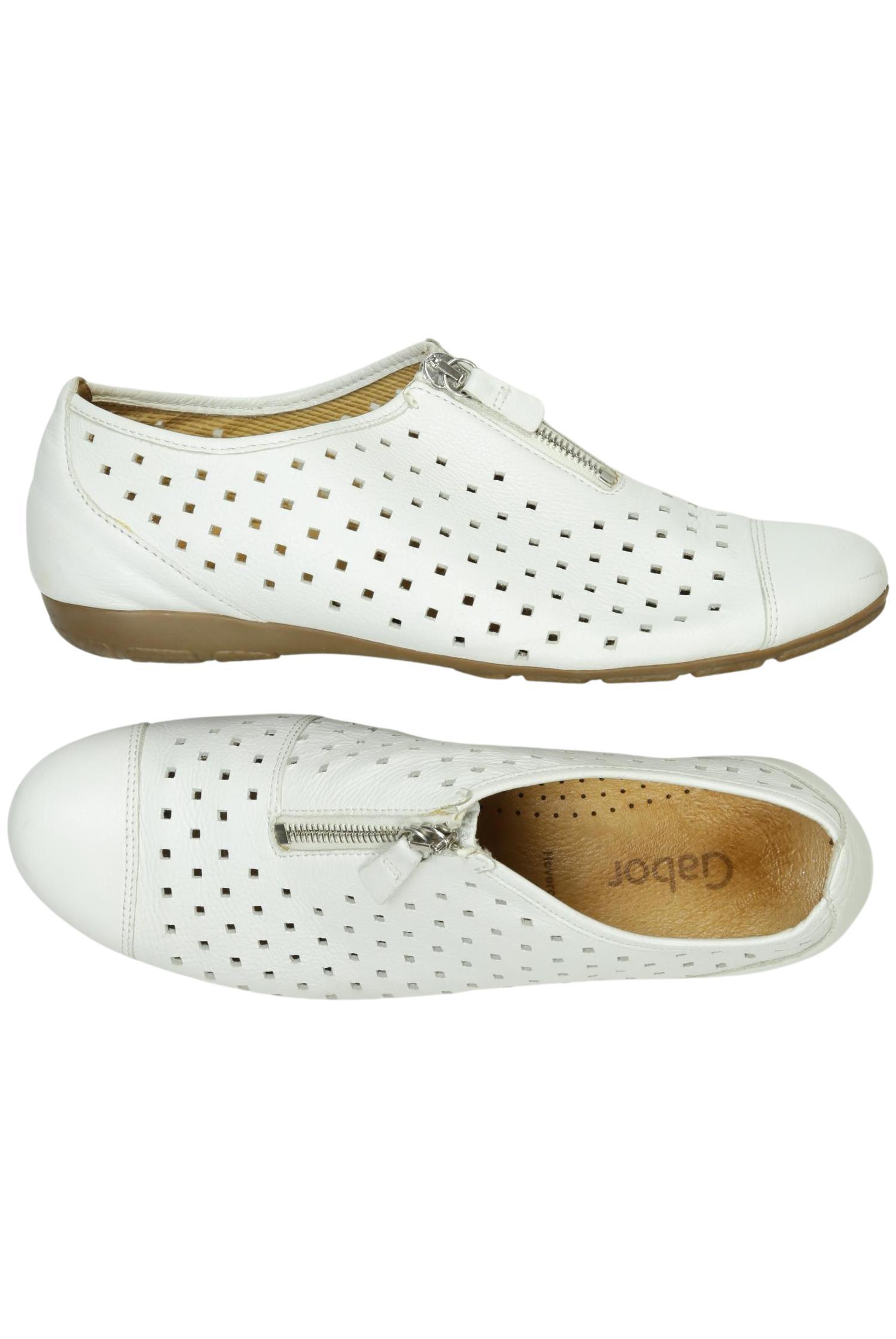 

Gabor Damen Halbschuh, weiß, Gr. 6