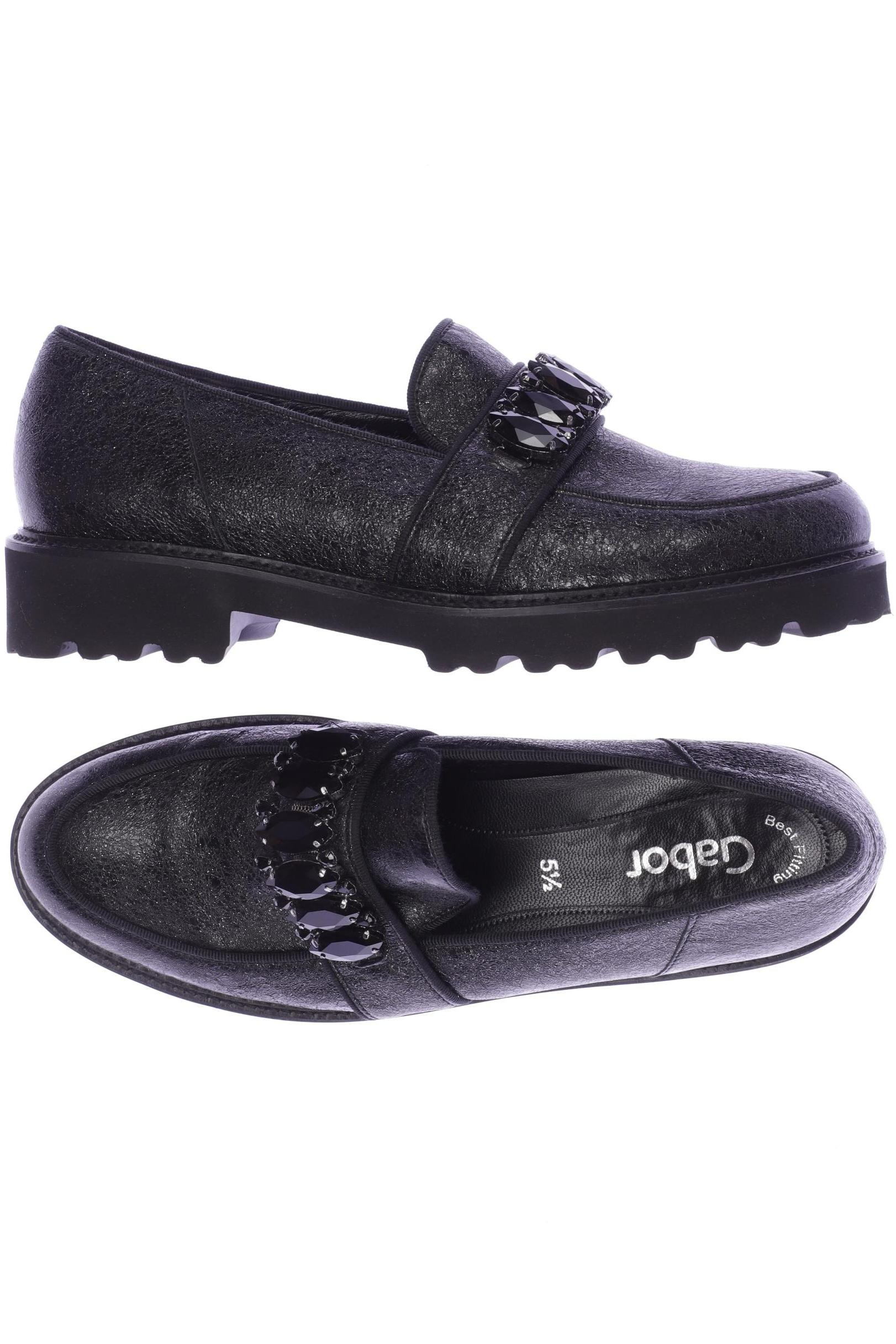 

Gabor Damen Halbschuh, schwarz, Gr. 5.5