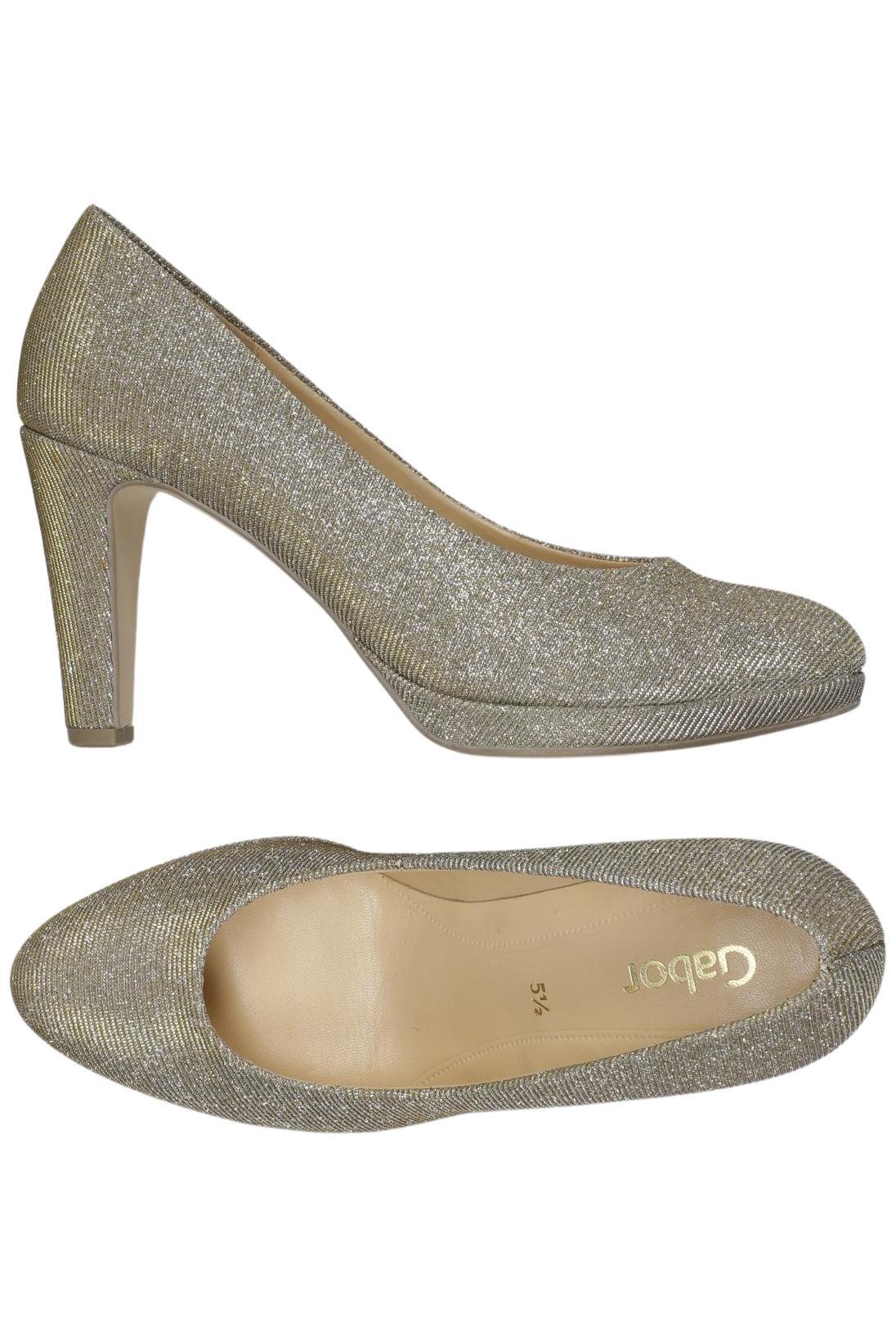 

Gabor Damen Pumps, gold, Gr. 38.5
