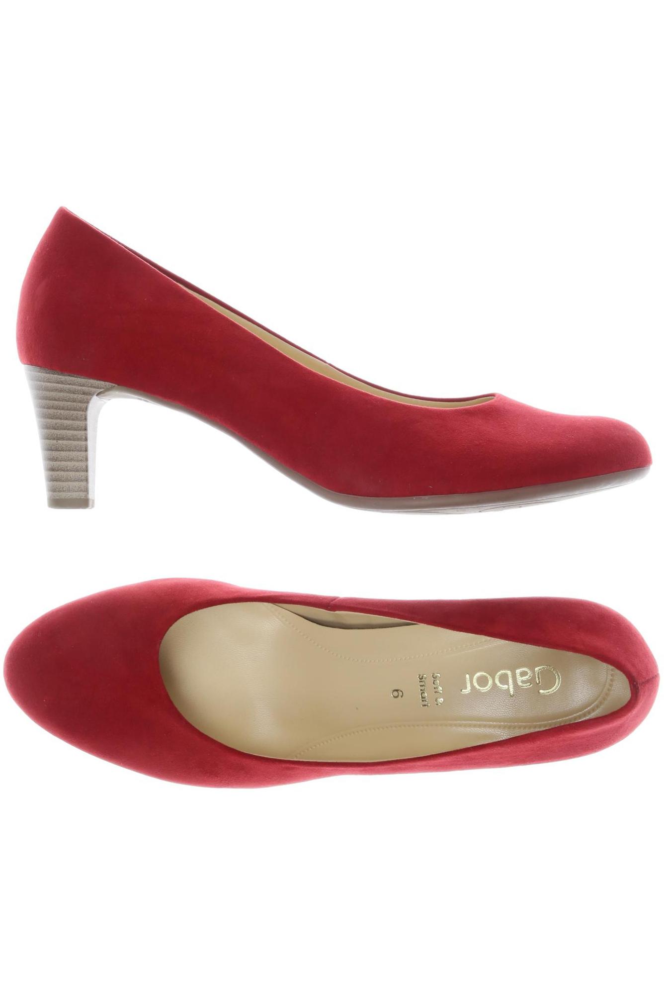 

Gabor Damen Pumps, rot, Gr. 6
