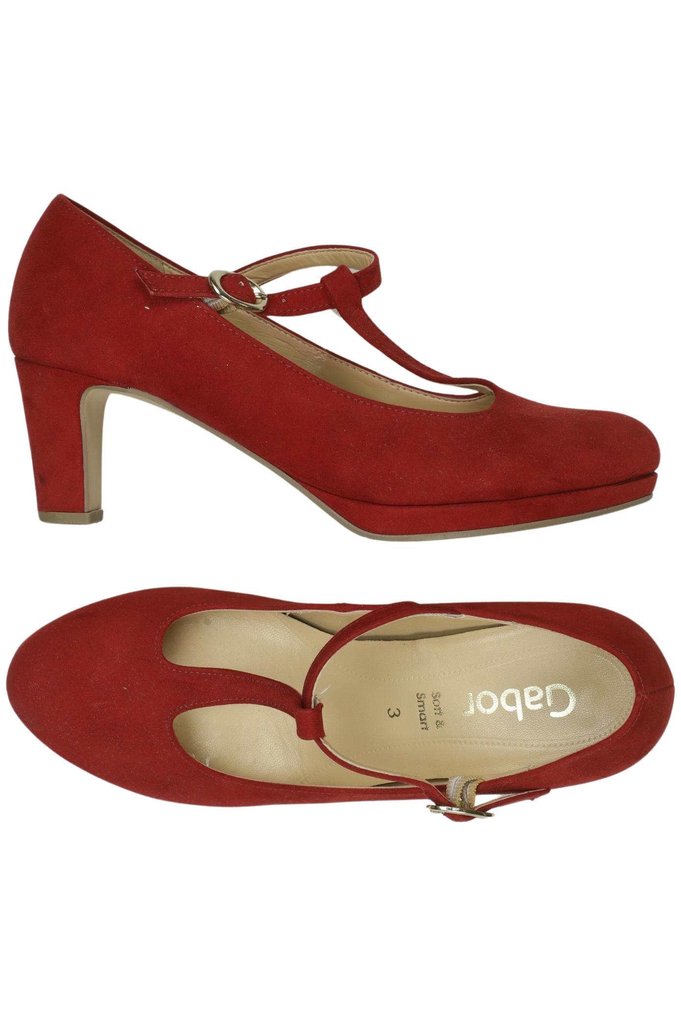 

Gabor Damen Pumps, rot, Gr. 3