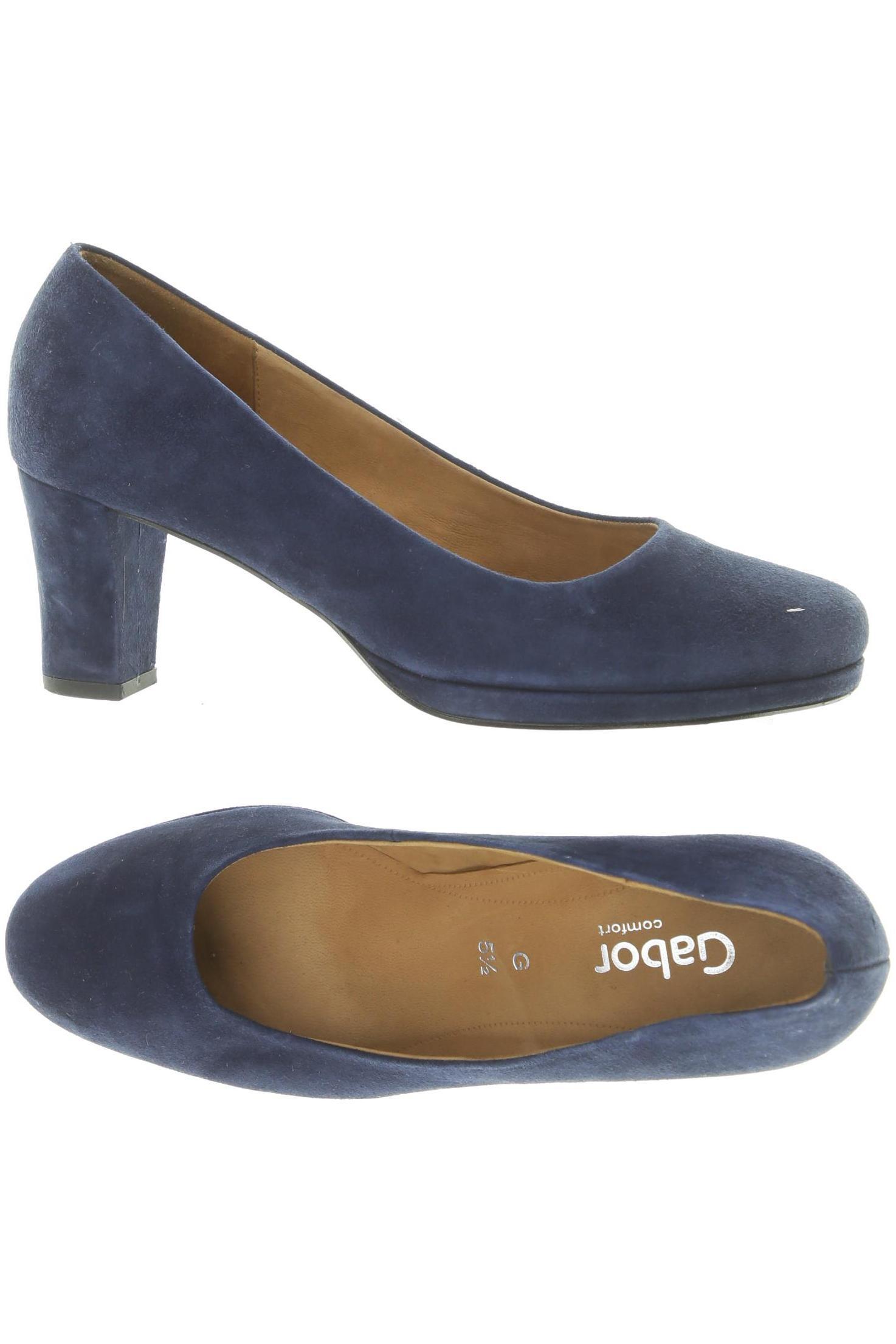 

Gabor Damen Pumps, blau, Gr. 5.5