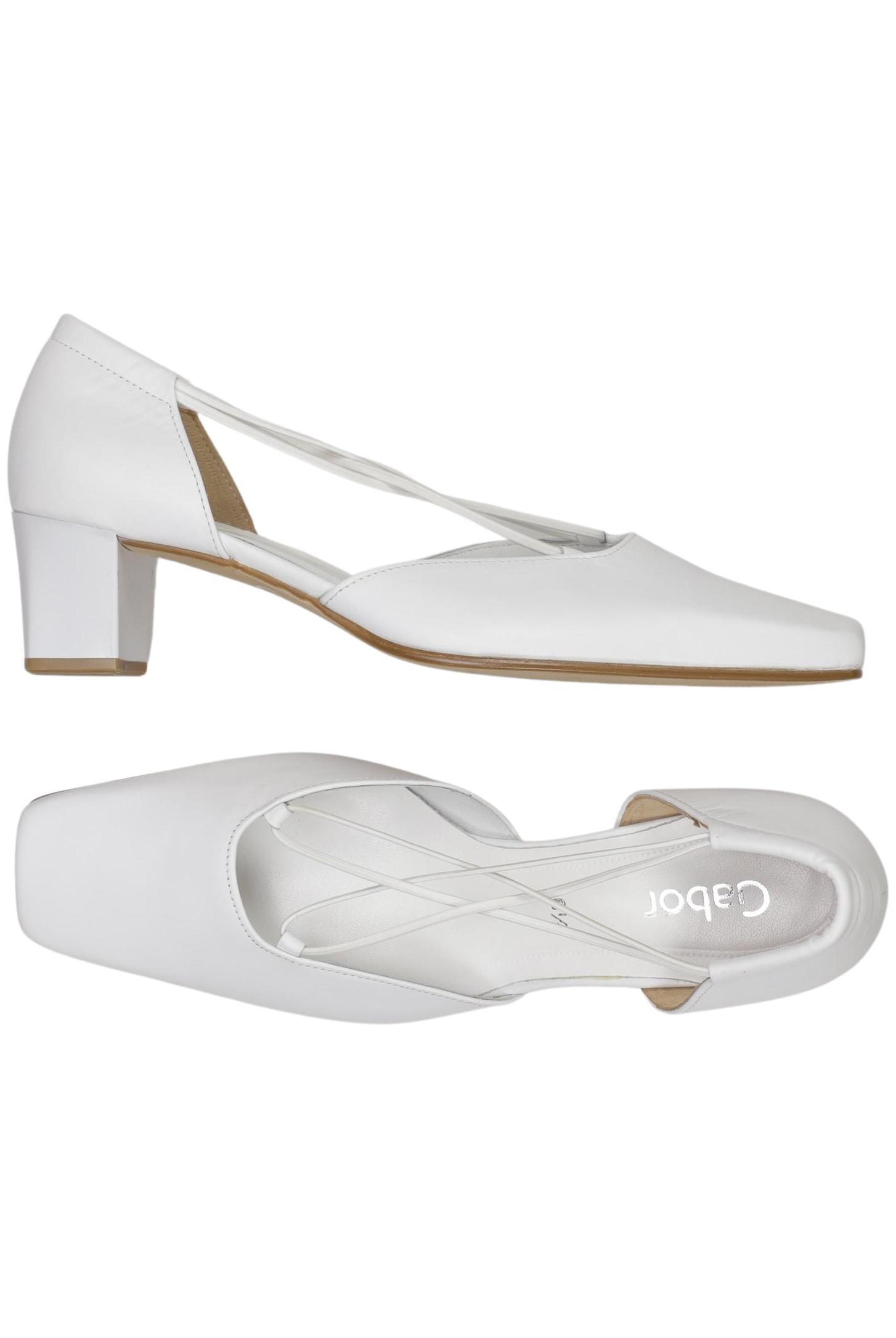 

Gabor Damen Pumps, weiß, Gr. 6.5