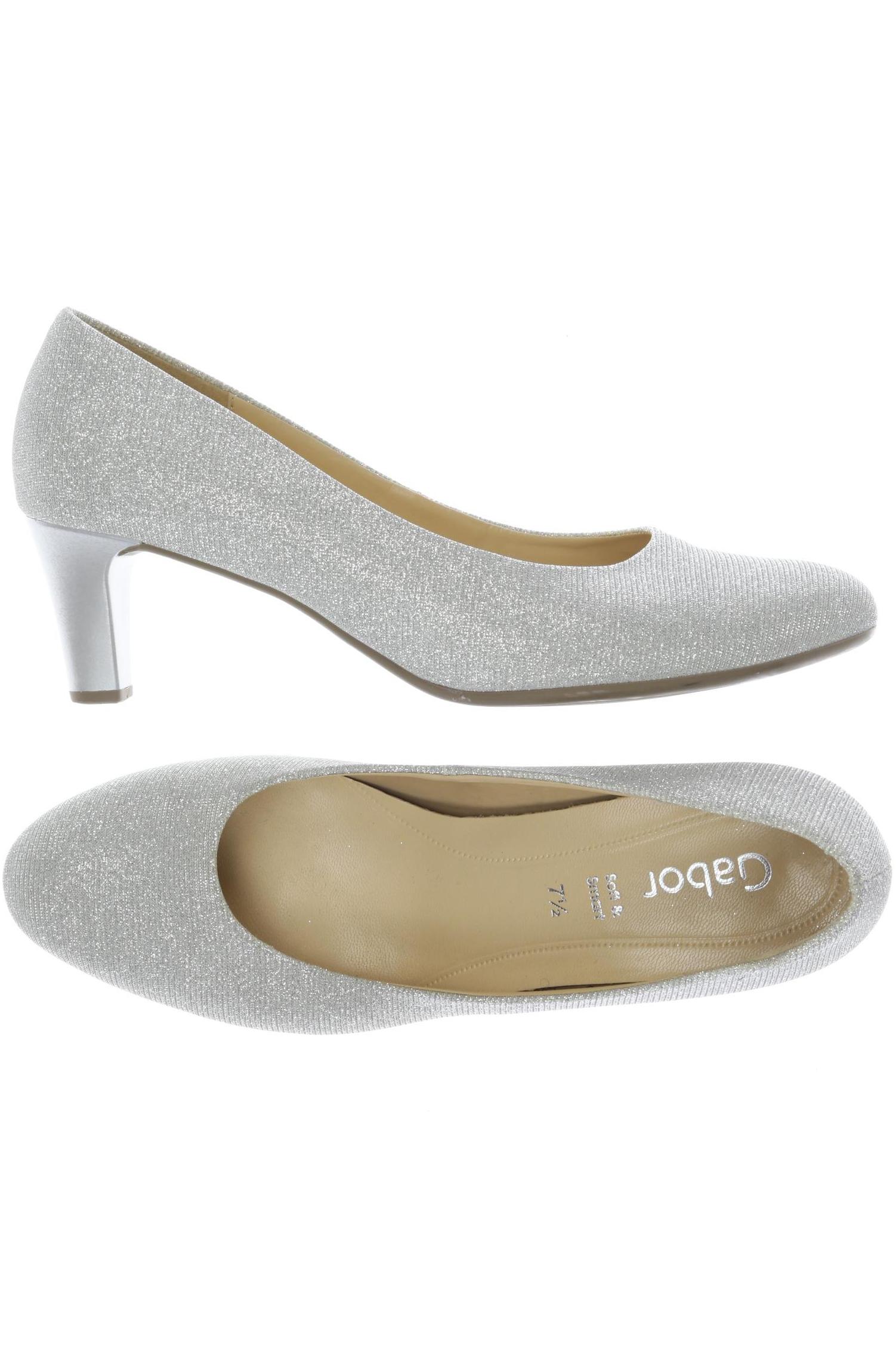 

Gabor Damen Pumps, silber, Gr. 7.5