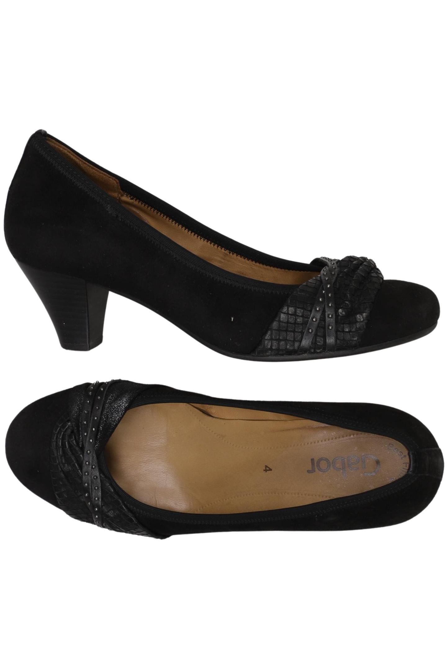 

Gabor Damen Pumps, schwarz, Gr. 4