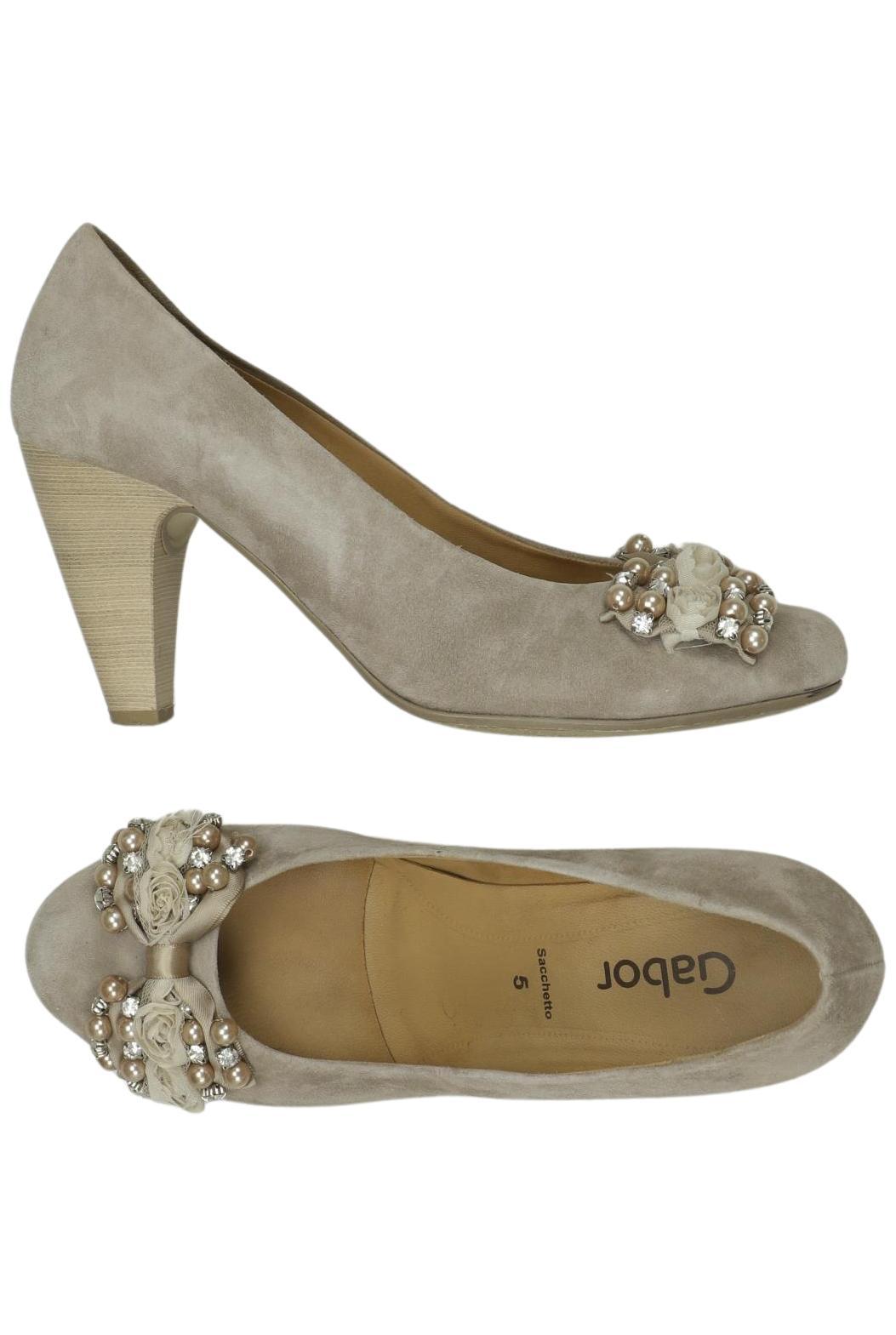 

Gabor Damen Pumps, beige, Gr. 5