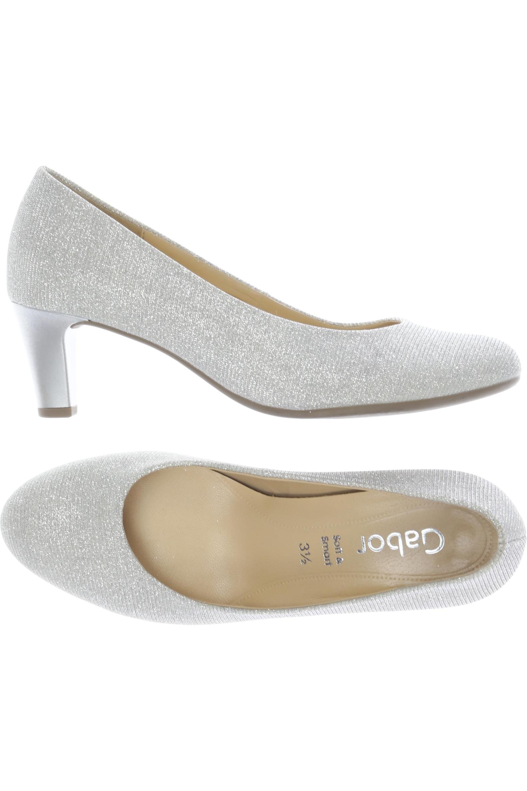 

Gabor Damen Pumps, silber, Gr. 3.5