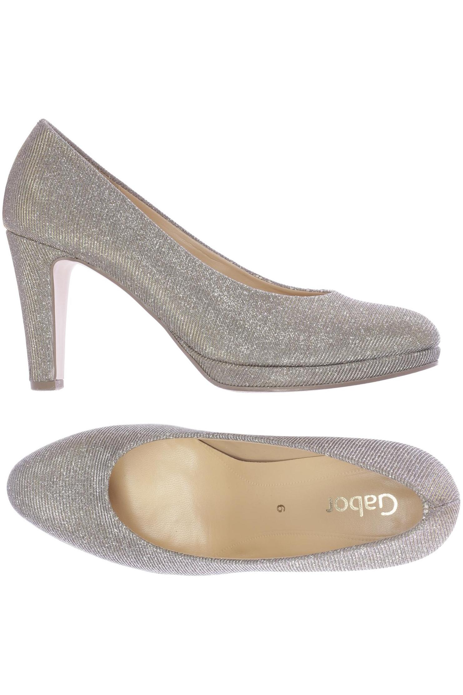 

Gabor Damen Pumps, silber, Gr. 6