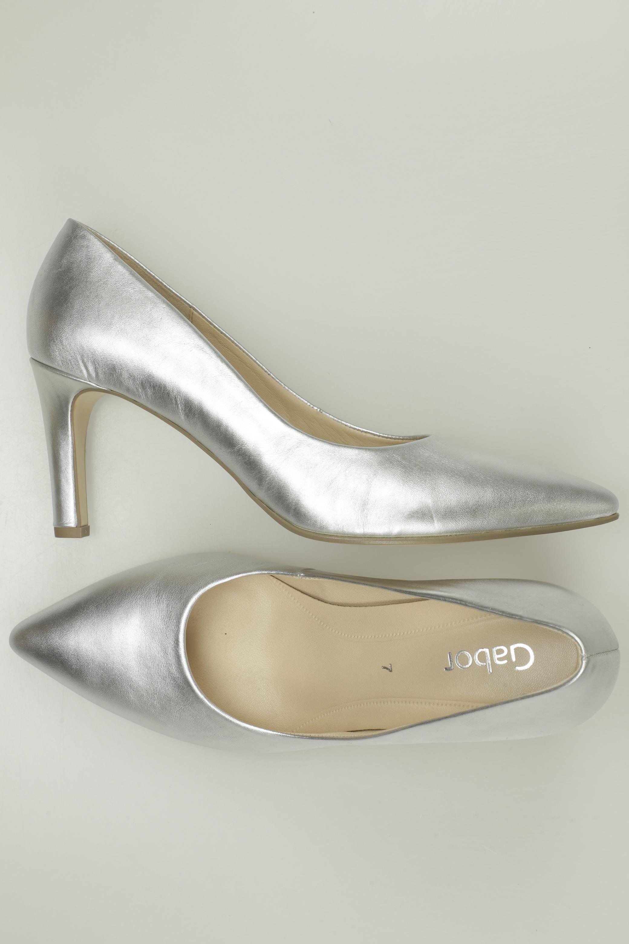 

Gabor Damen Pumps, silber, Gr. 7