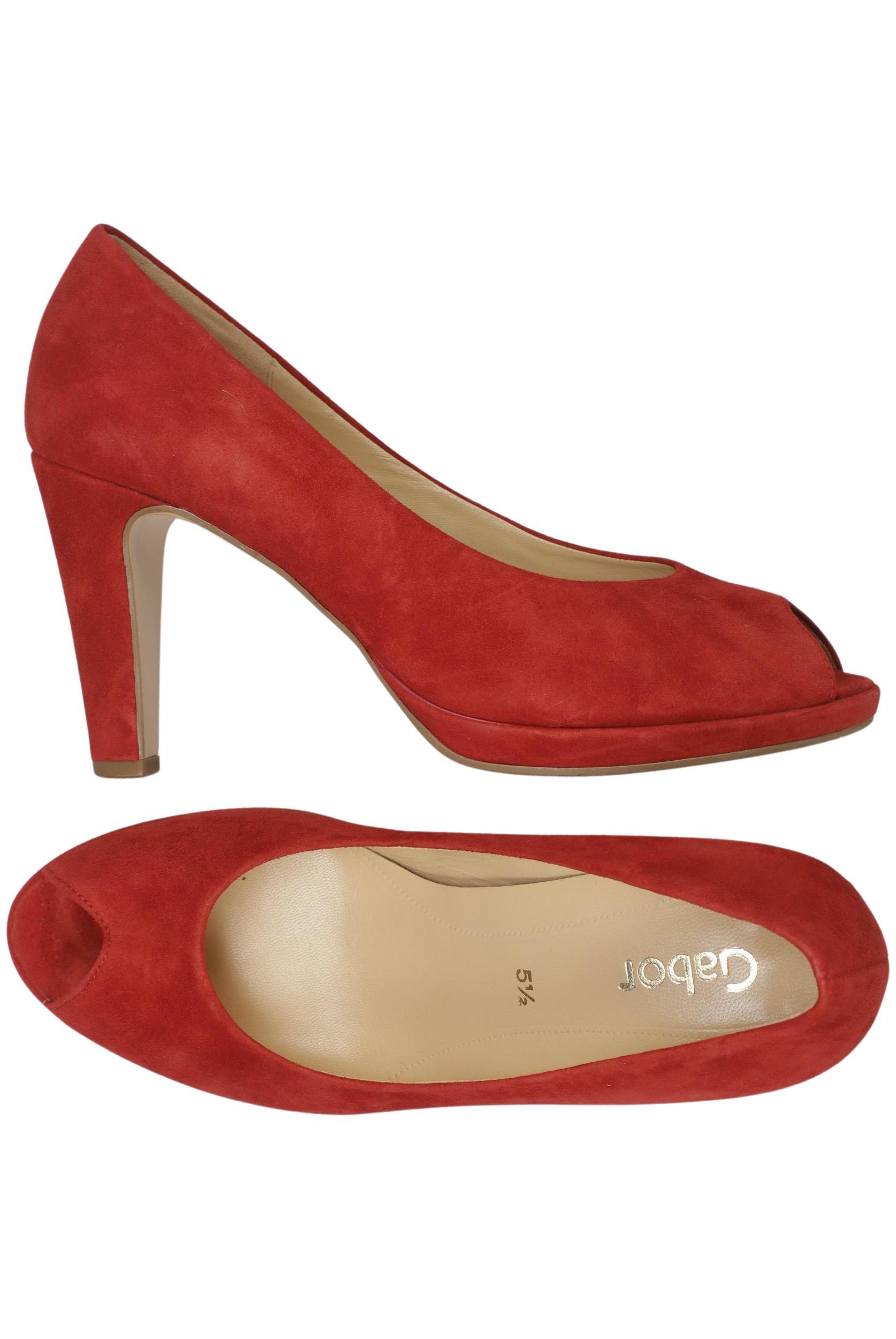 

Gabor Damen Pumps, rot, Gr. 5.5
