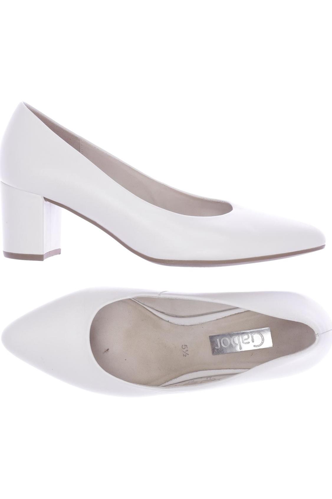 

Gabor Damen Pumps, weiß, Gr. 5.5