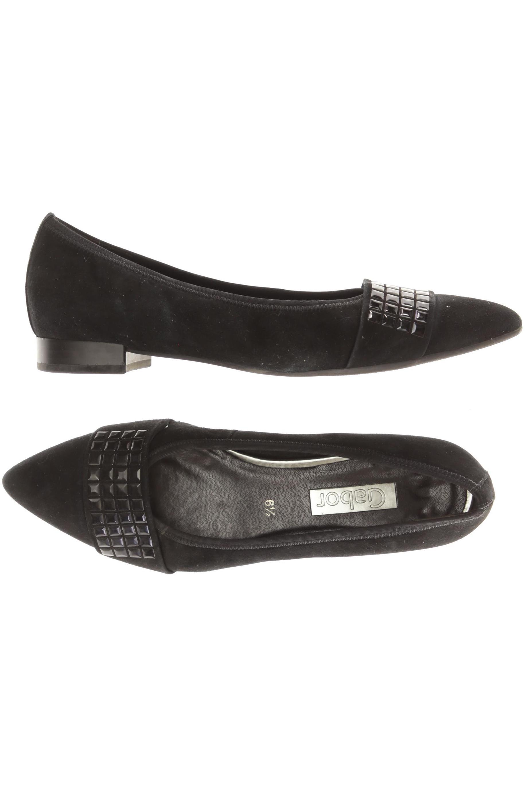 

Gabor Damen Ballerinas, schwarz, Gr. 6.5