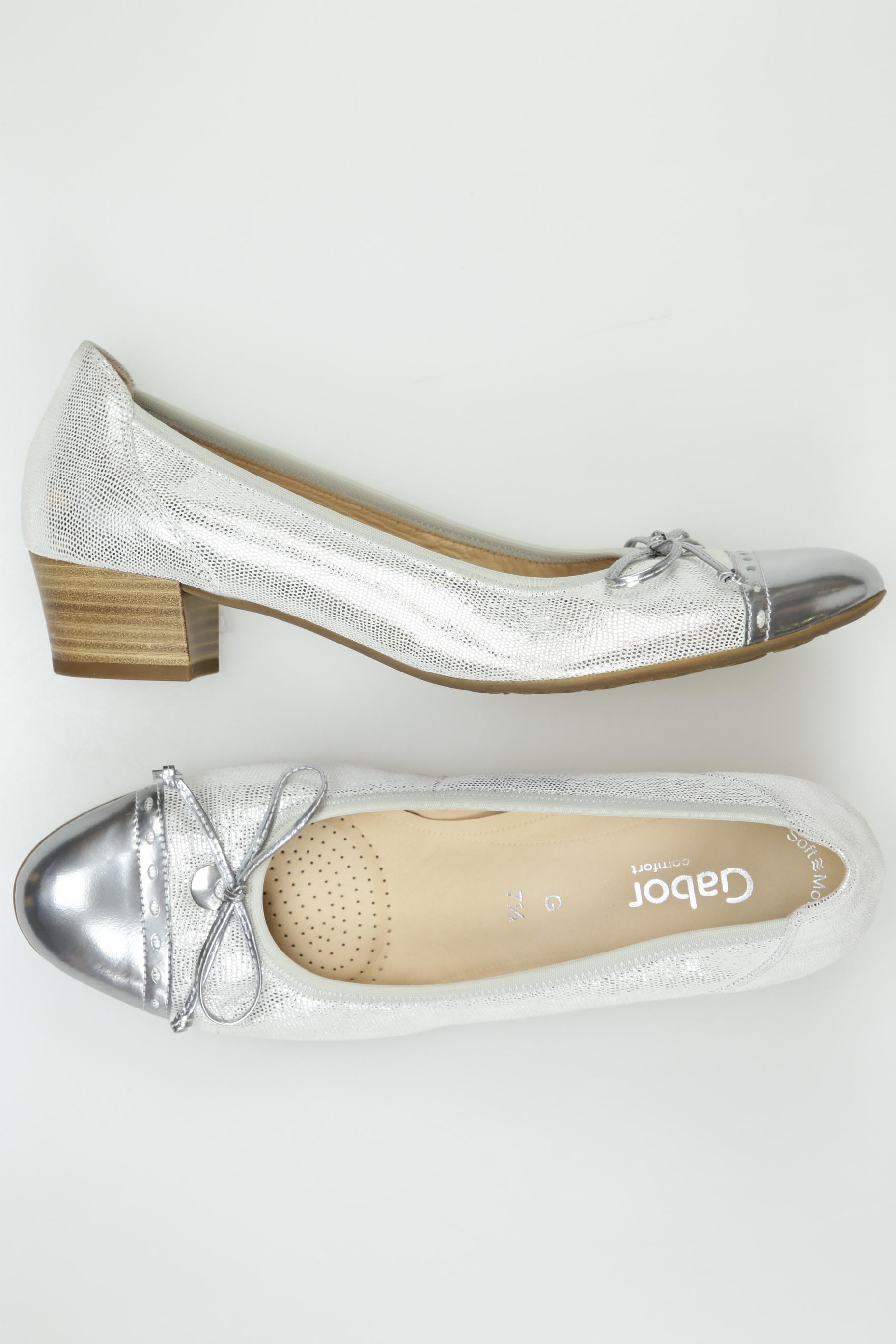 

Gabor Damen Pumps, silber, Gr. 7.5