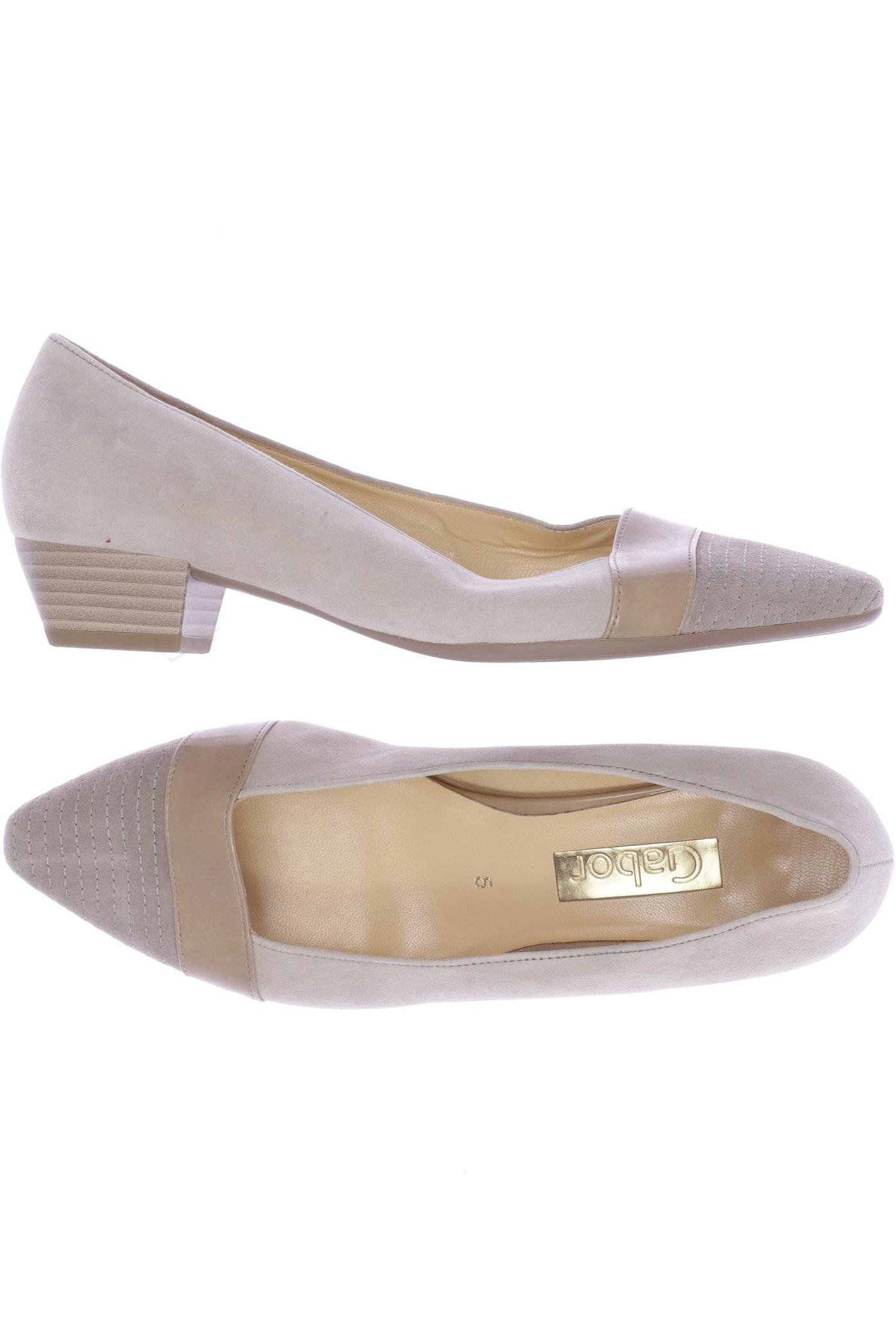 

Gabor Damen Pumps, beige, Gr. 5