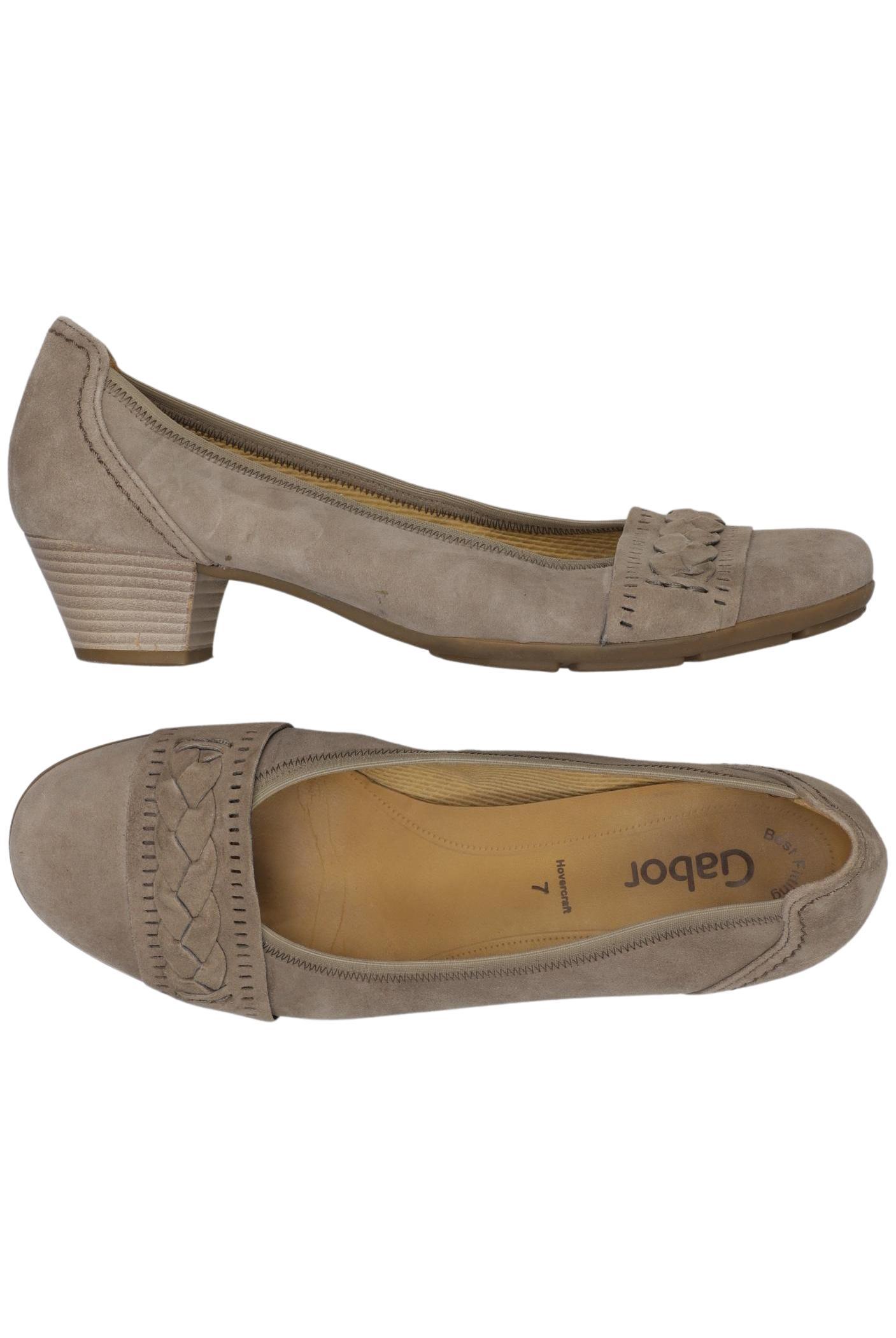 

Gabor Damen Pumps, beige, Gr. 7