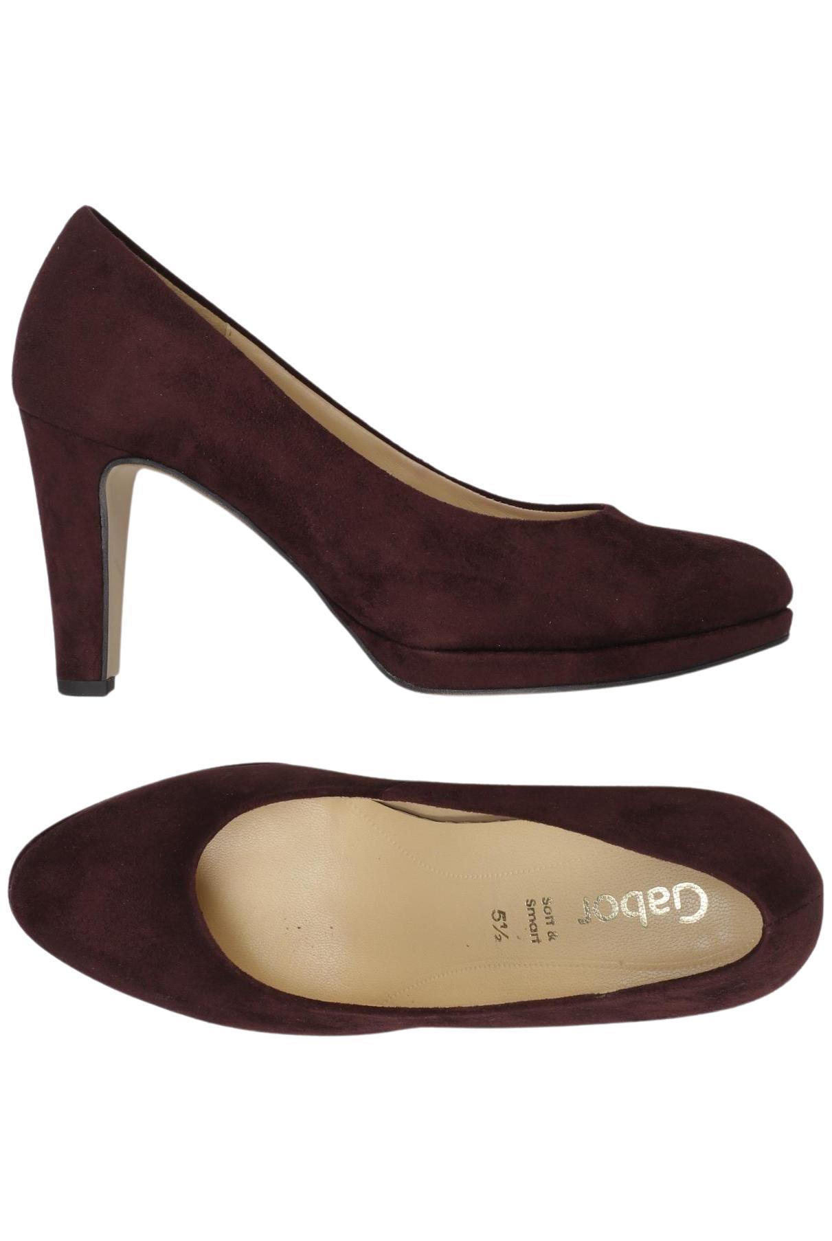 

Gabor Damen Pumps, bordeaux, Gr. 5.5