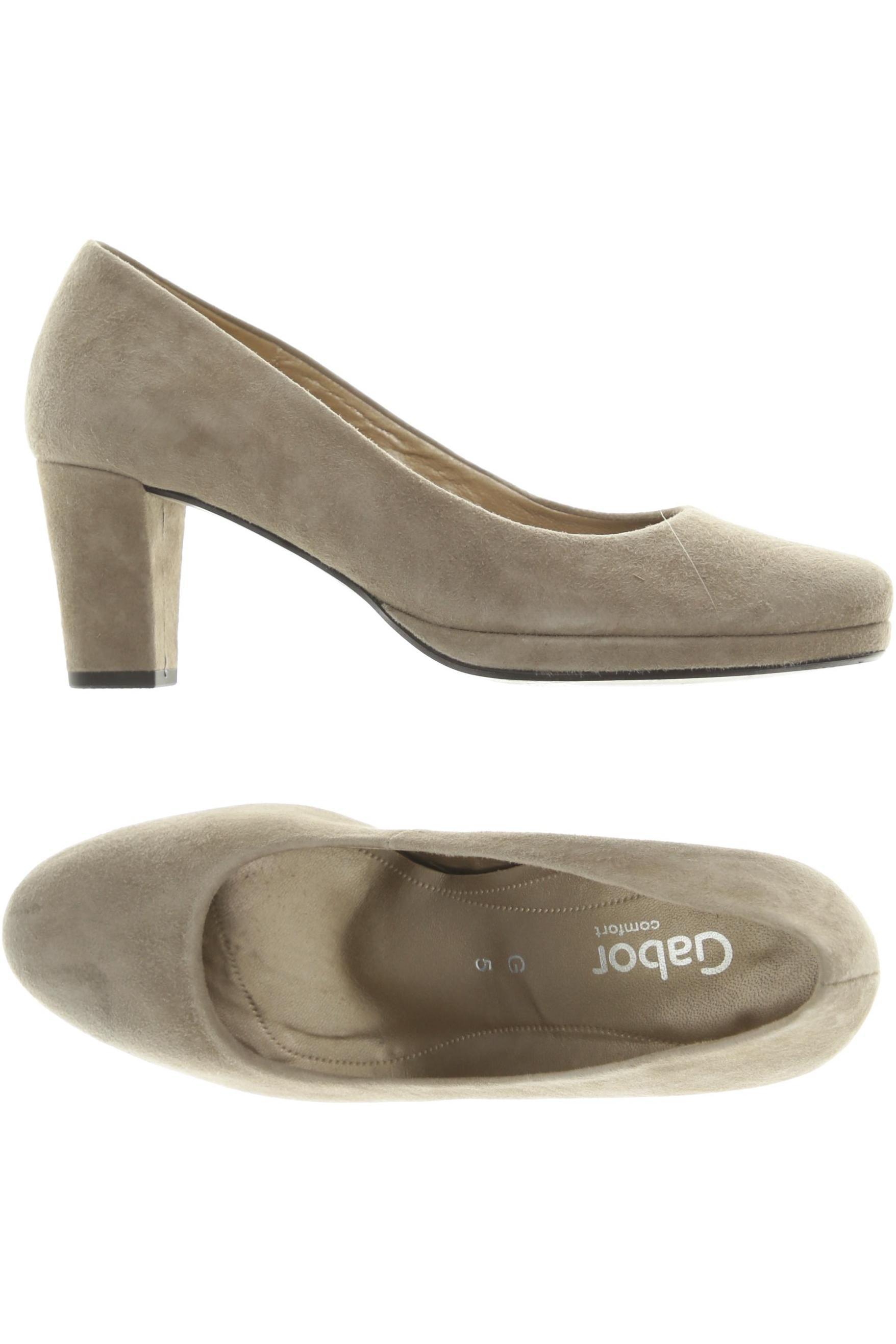 

Gabor Damen Pumps, beige, Gr. 5