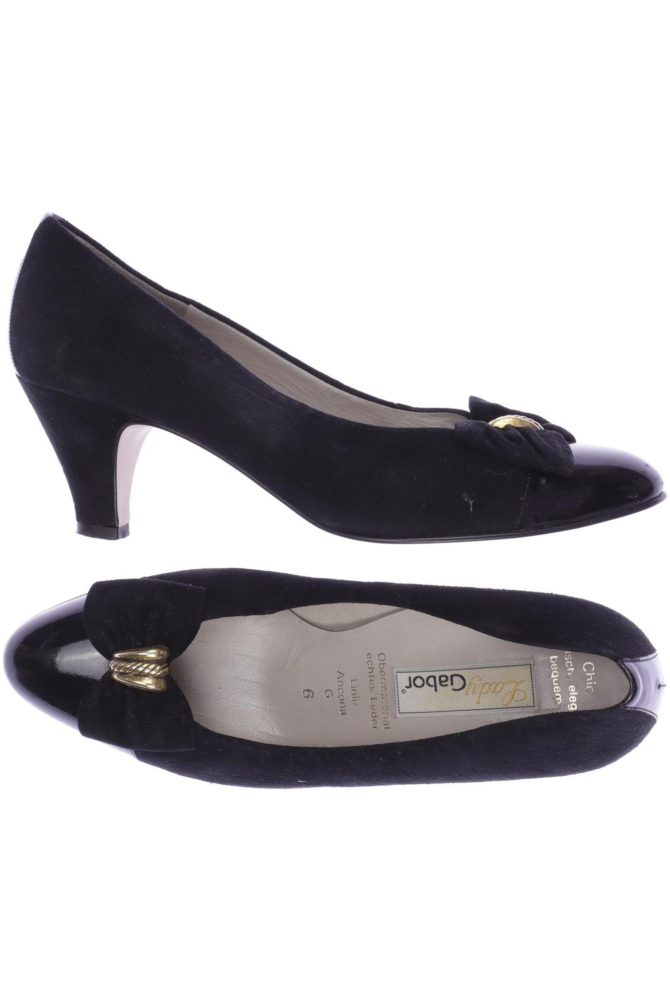 

Gabor Damen Pumps, schwarz, Gr. 6