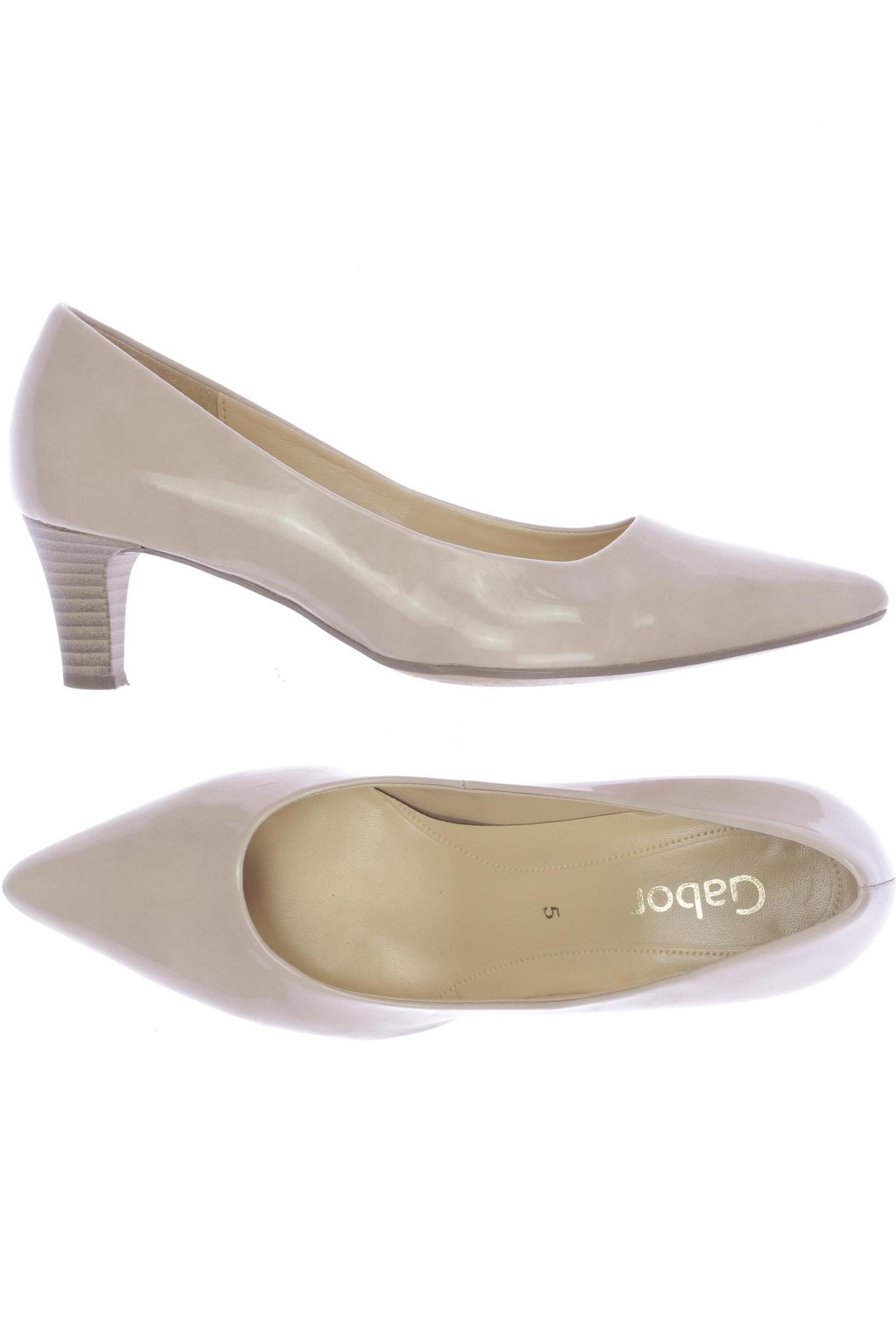

Gabor Damen Pumps, beige, Gr. 5
