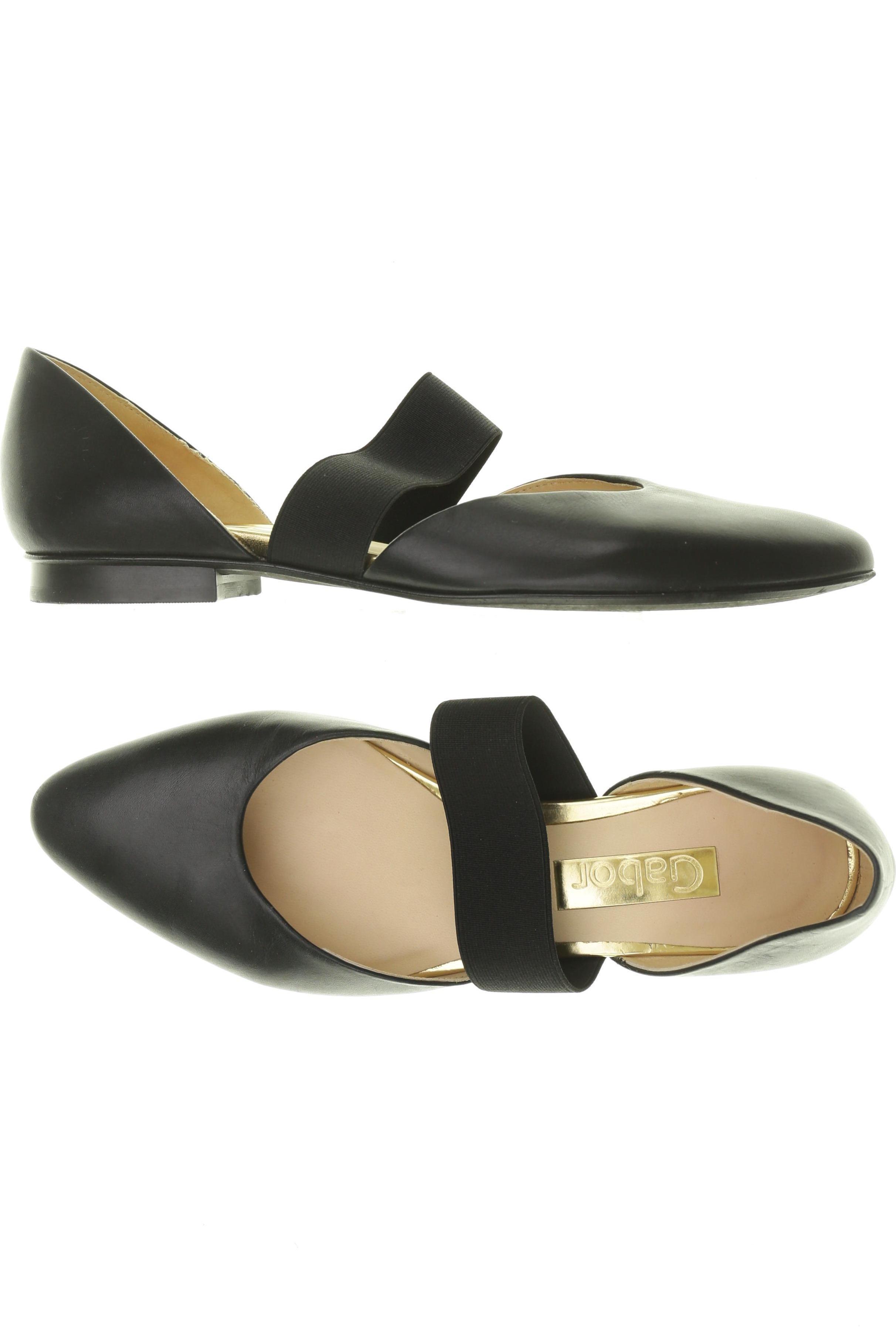 

Gabor Damen Ballerinas, schwarz, Gr. 4.5