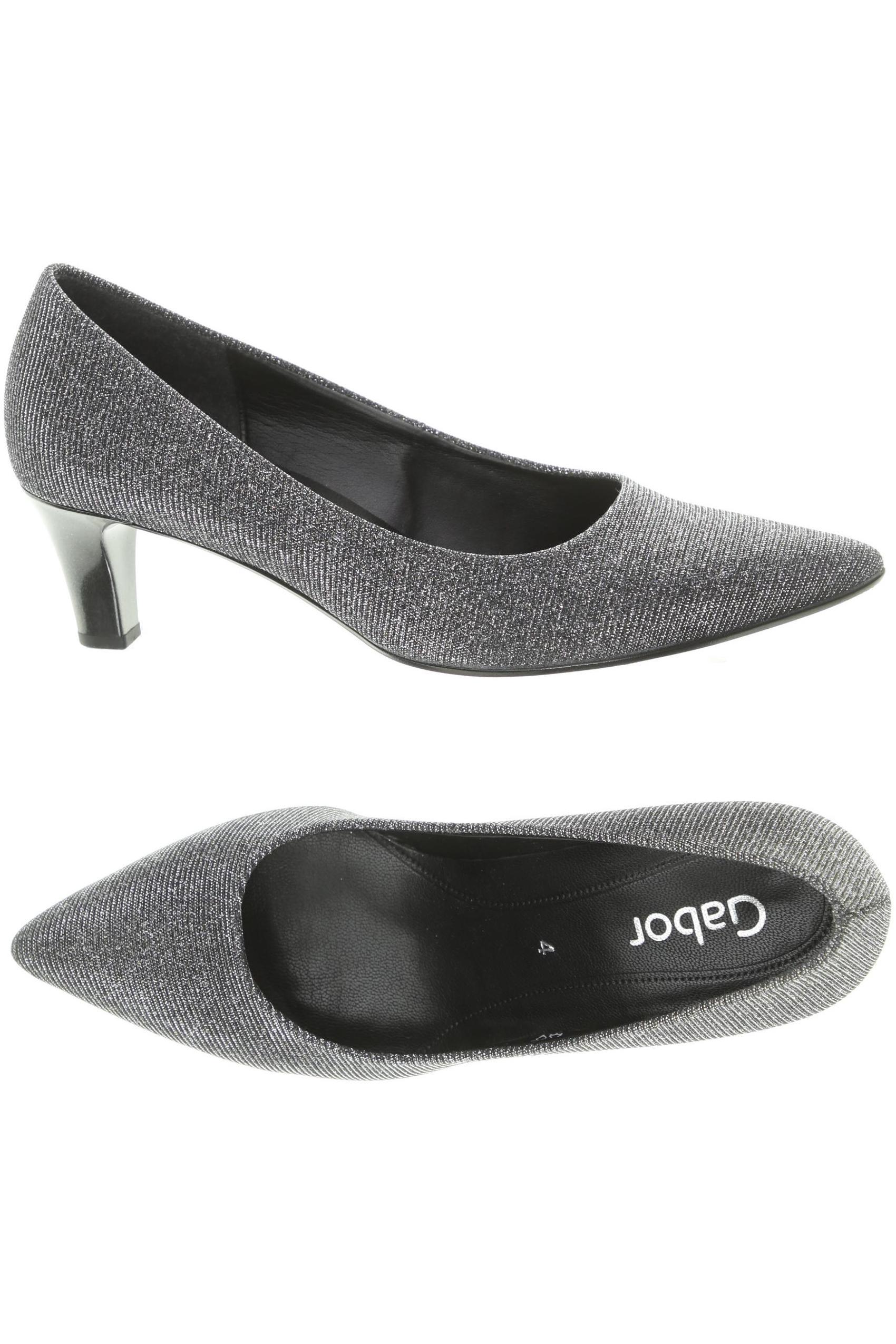 

Gabor Damen Pumps, silber, Gr. 4