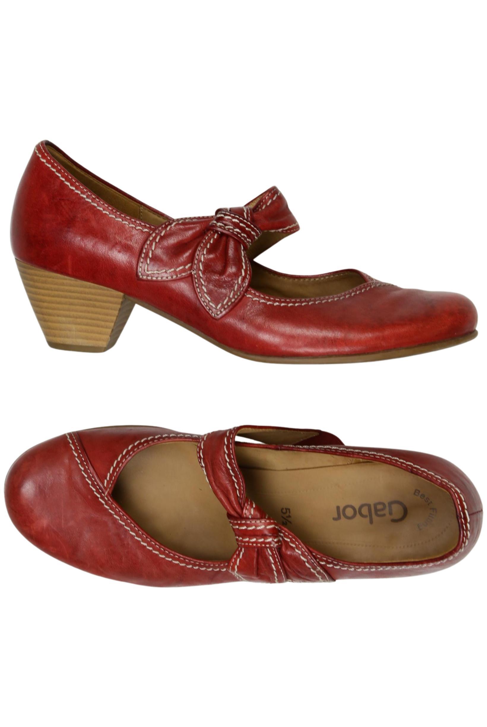 

Gabor Damen Pumps, rot, Gr. 5.5
