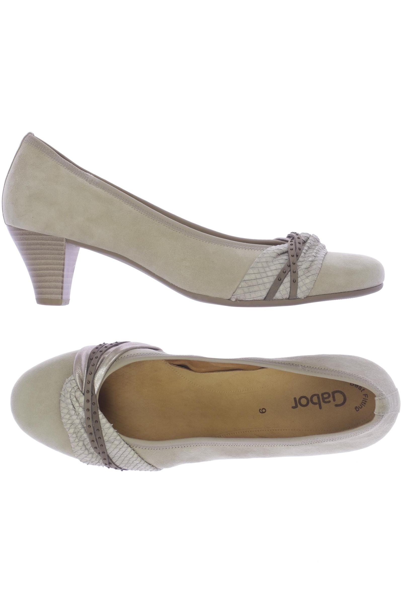 

Gabor Damen Pumps, beige, Gr. 6