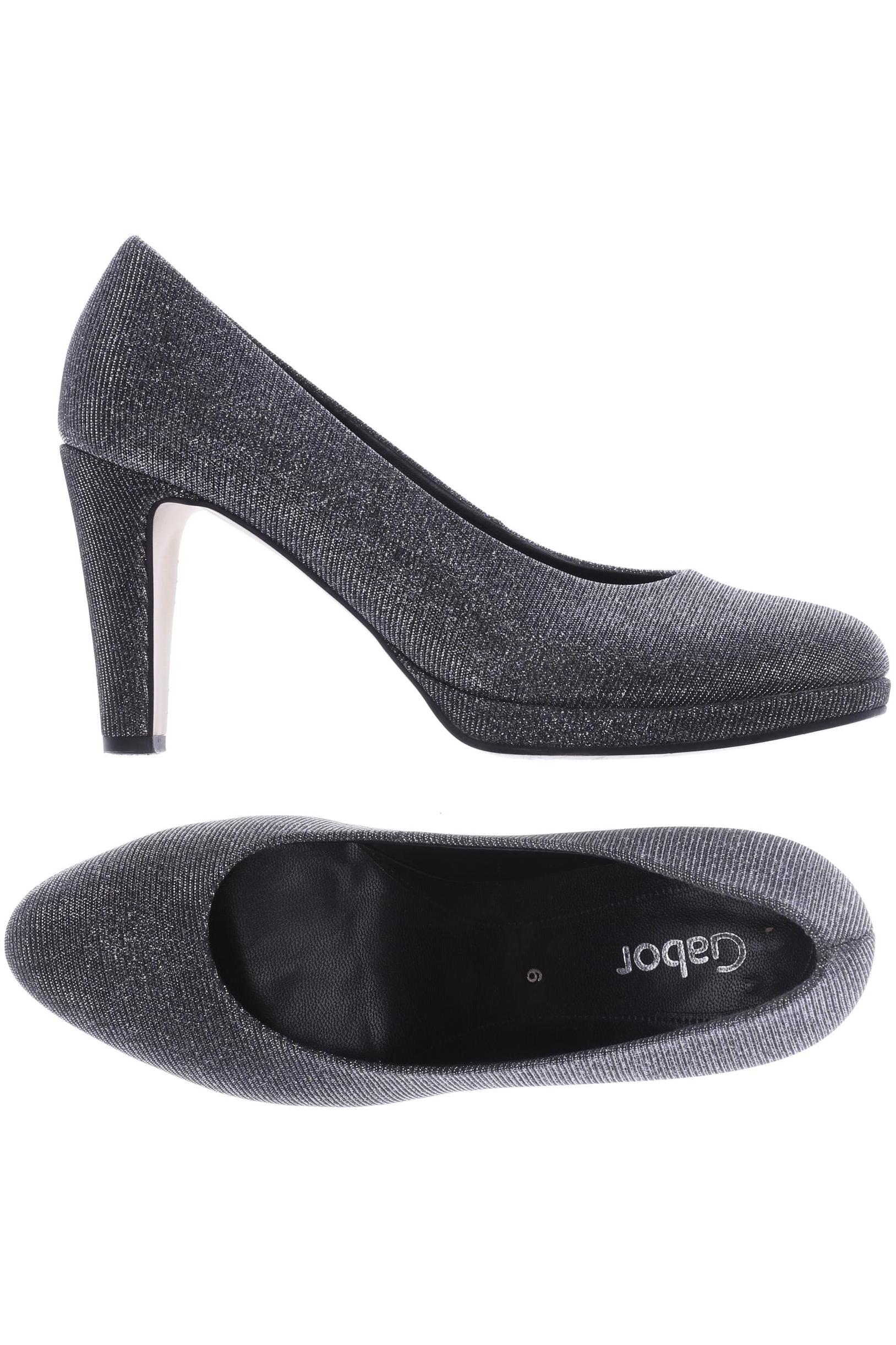 

Gabor Damen Pumps, silber, Gr. 6
