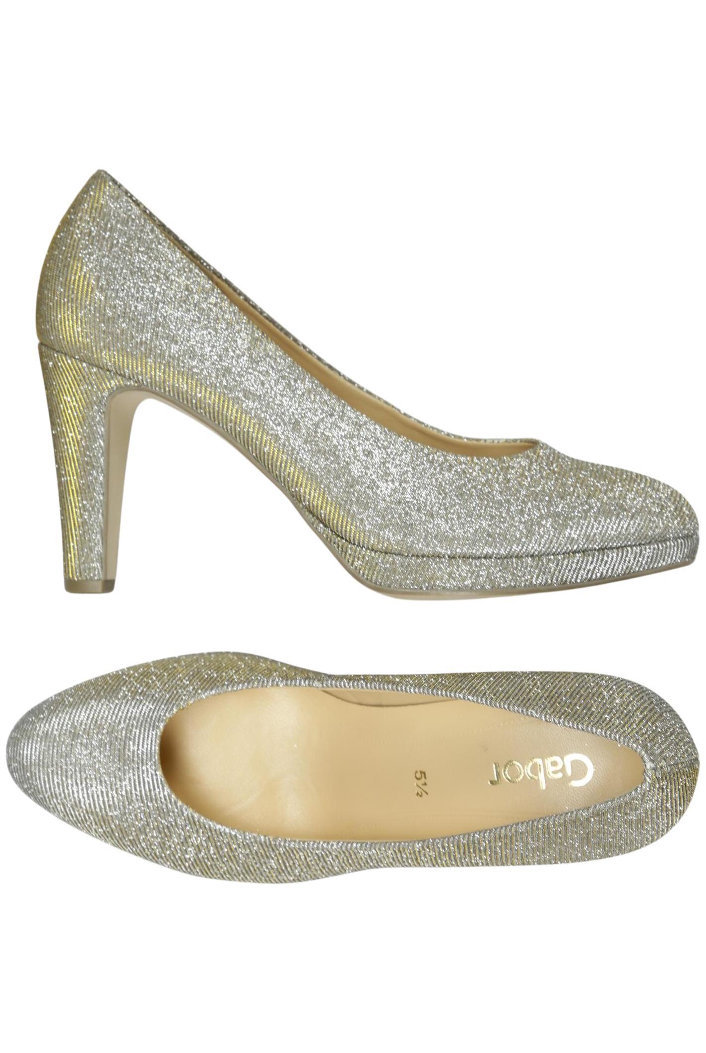 

Gabor Damen Pumps, silber, Gr. 5.5