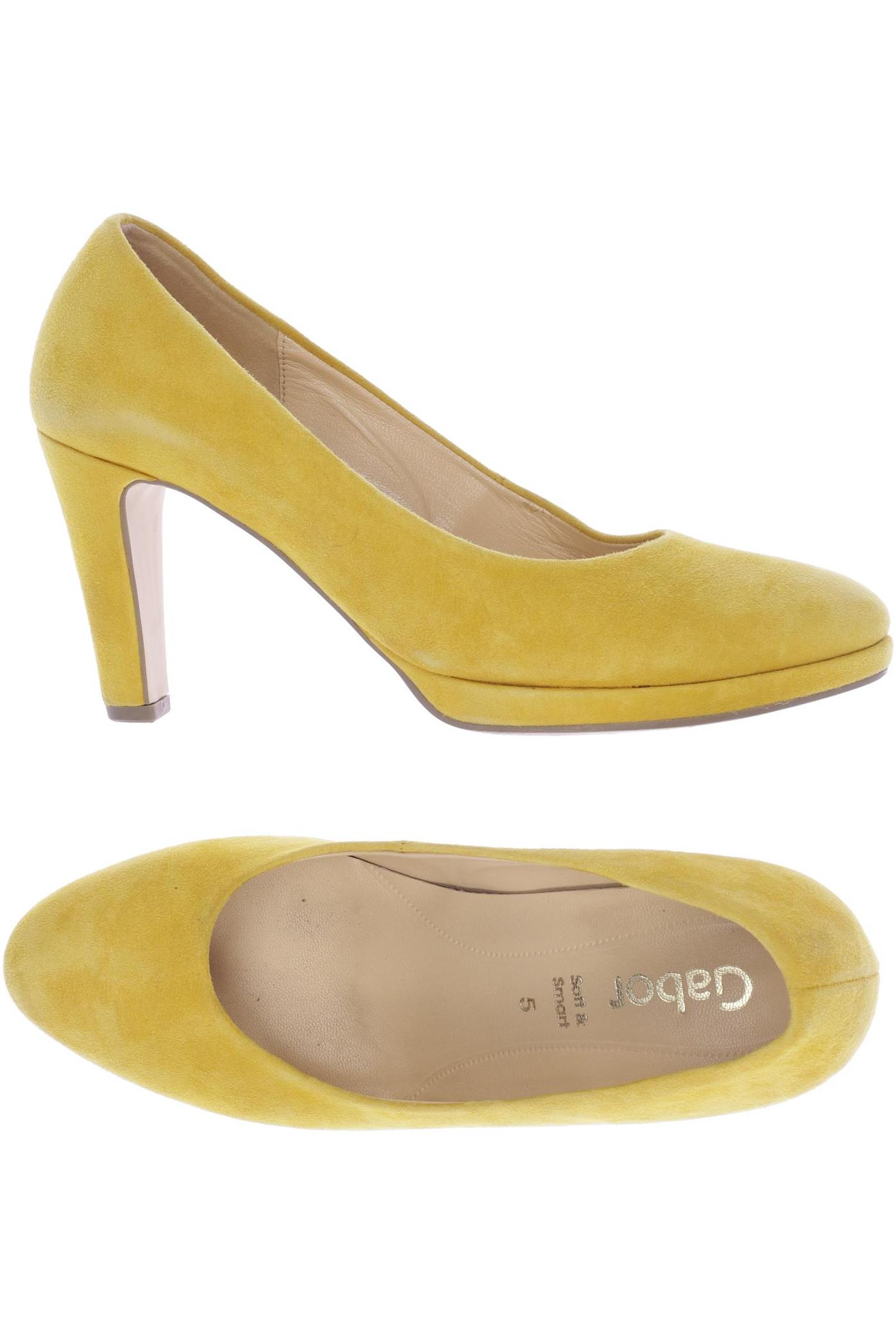 

Gabor Damen Pumps, gelb, Gr. 5