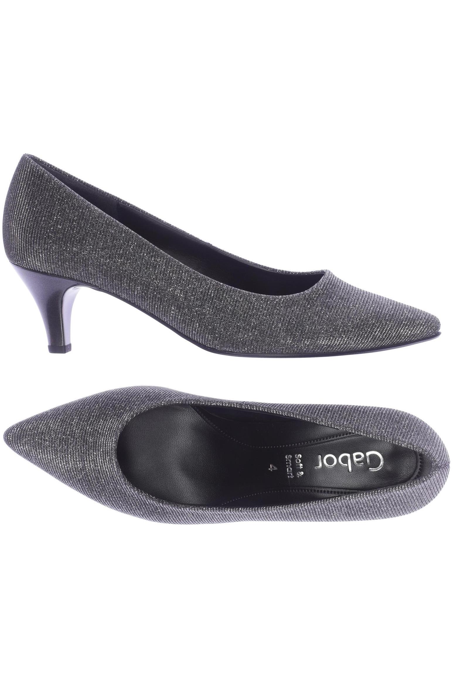 

Gabor Damen Pumps, silber, Gr. 4