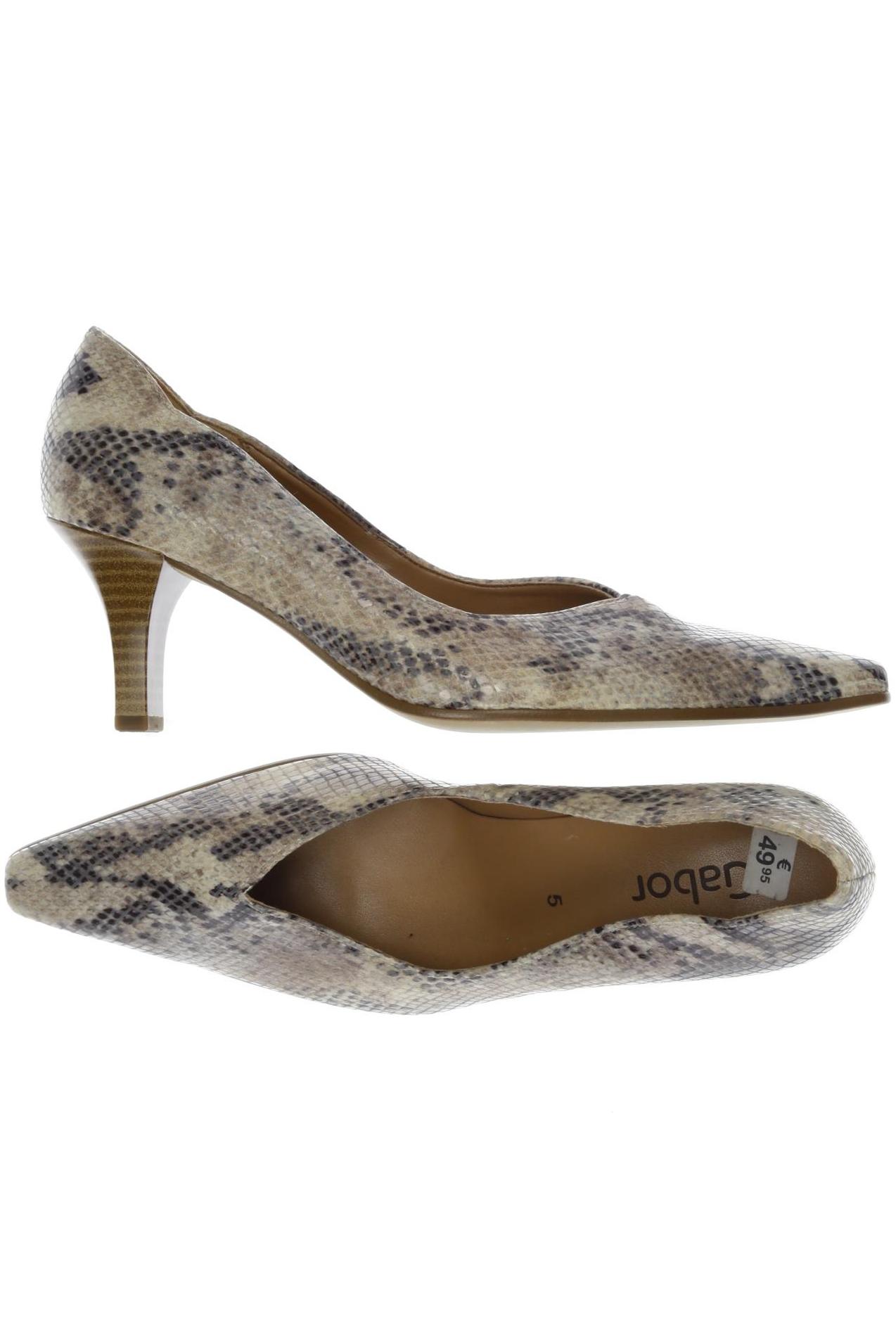 

Gabor Damen Pumps, beige, Gr. 5