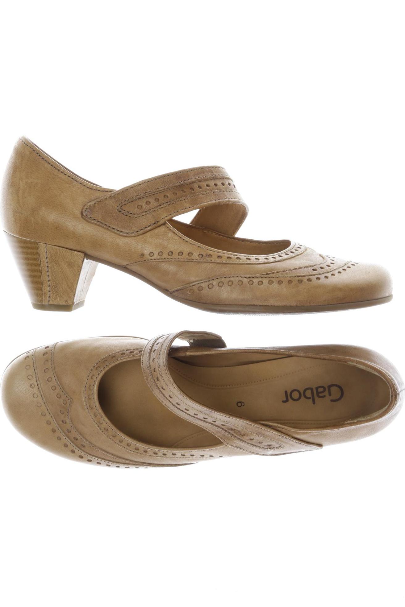 

Gabor Damen Pumps, beige, Gr. 6