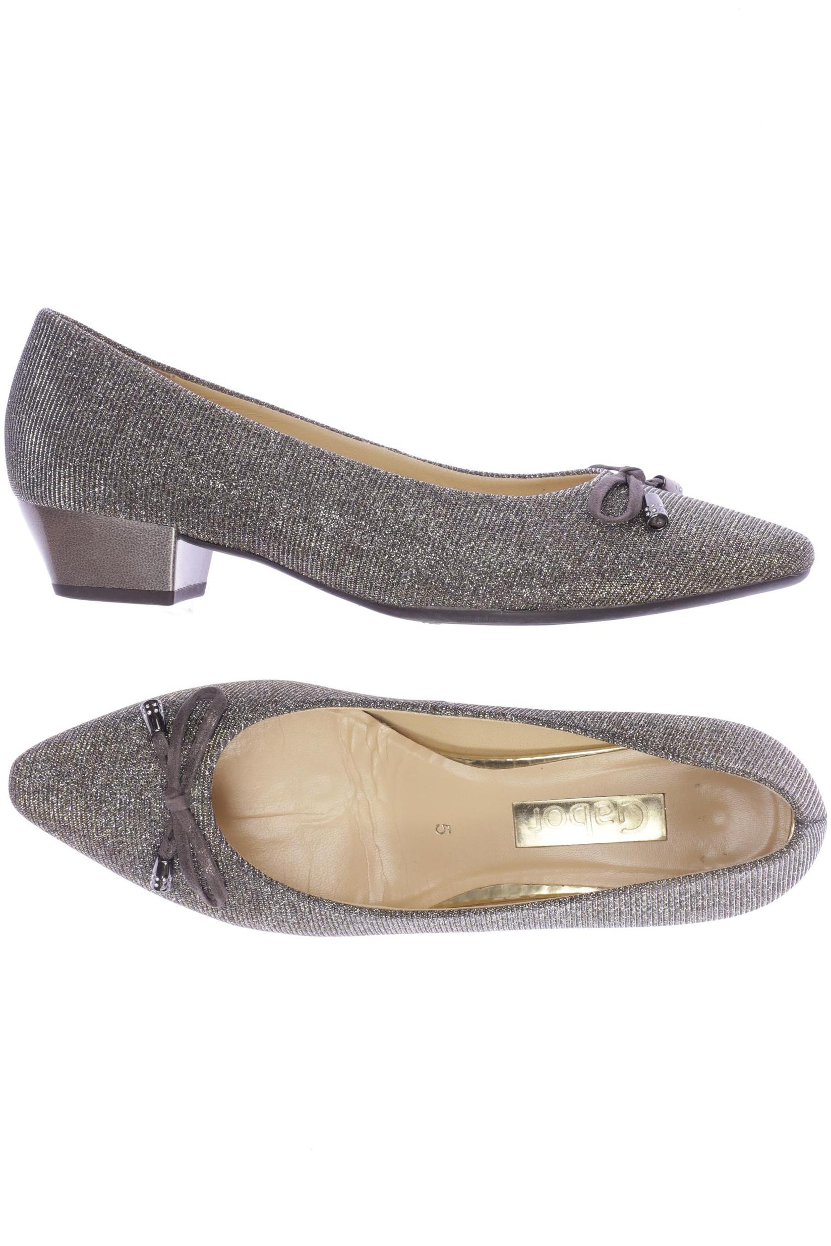 

Gabor Damen Pumps, silber, Gr. 5