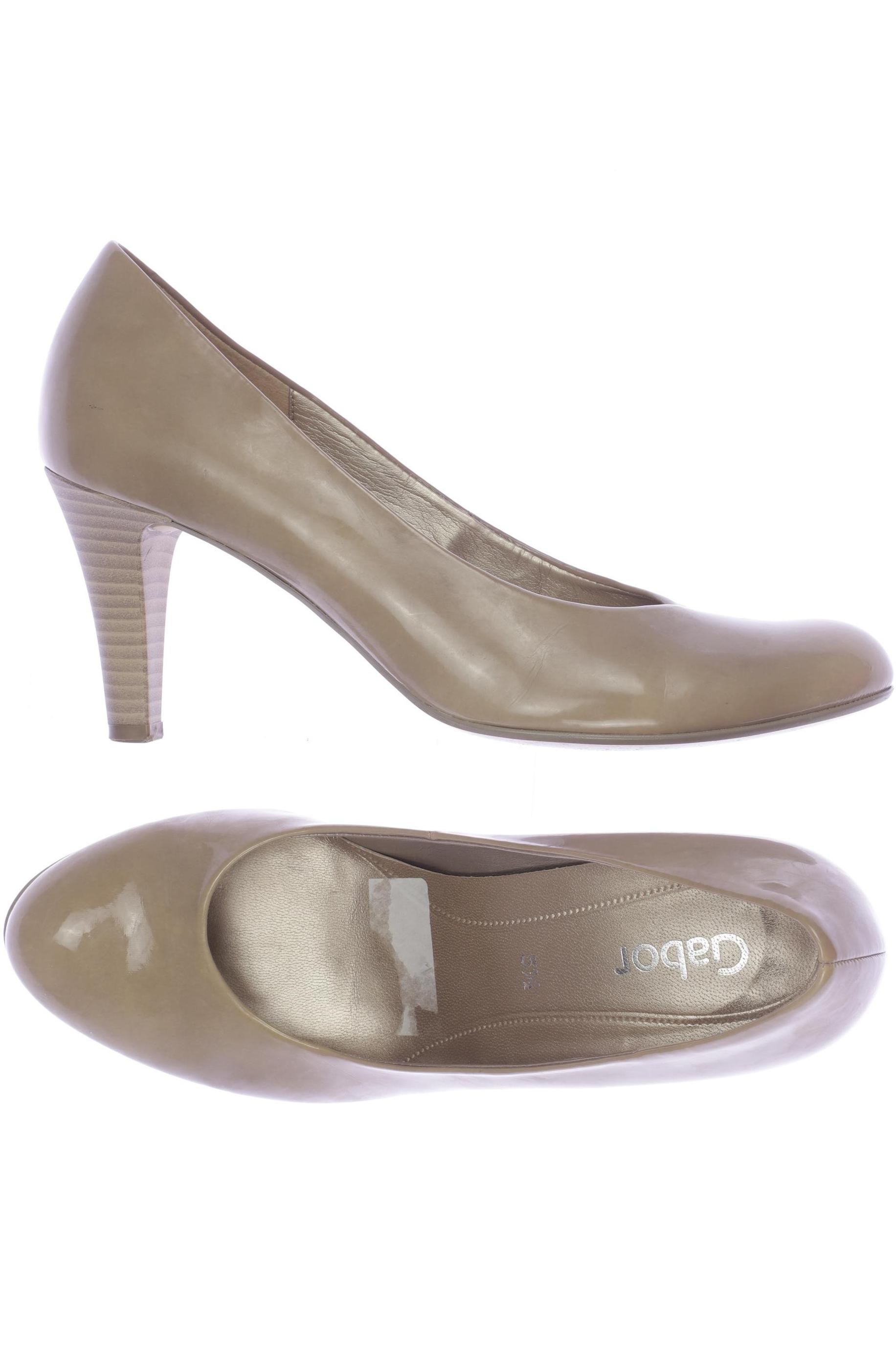 

Gabor Damen Pumps, beige, Gr. 5.5
