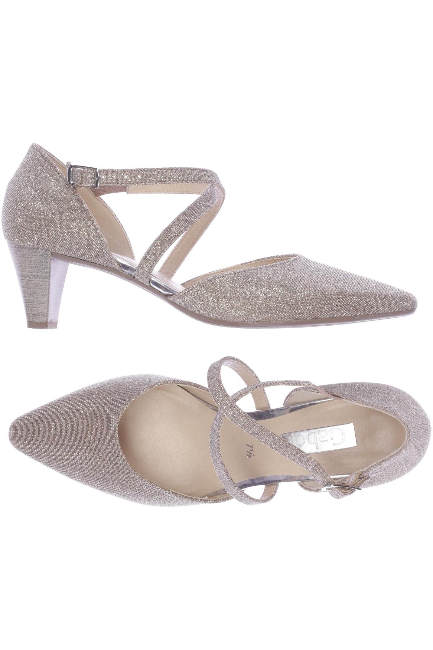 

Gabor Damen Pumps, beige, Gr. 7.5