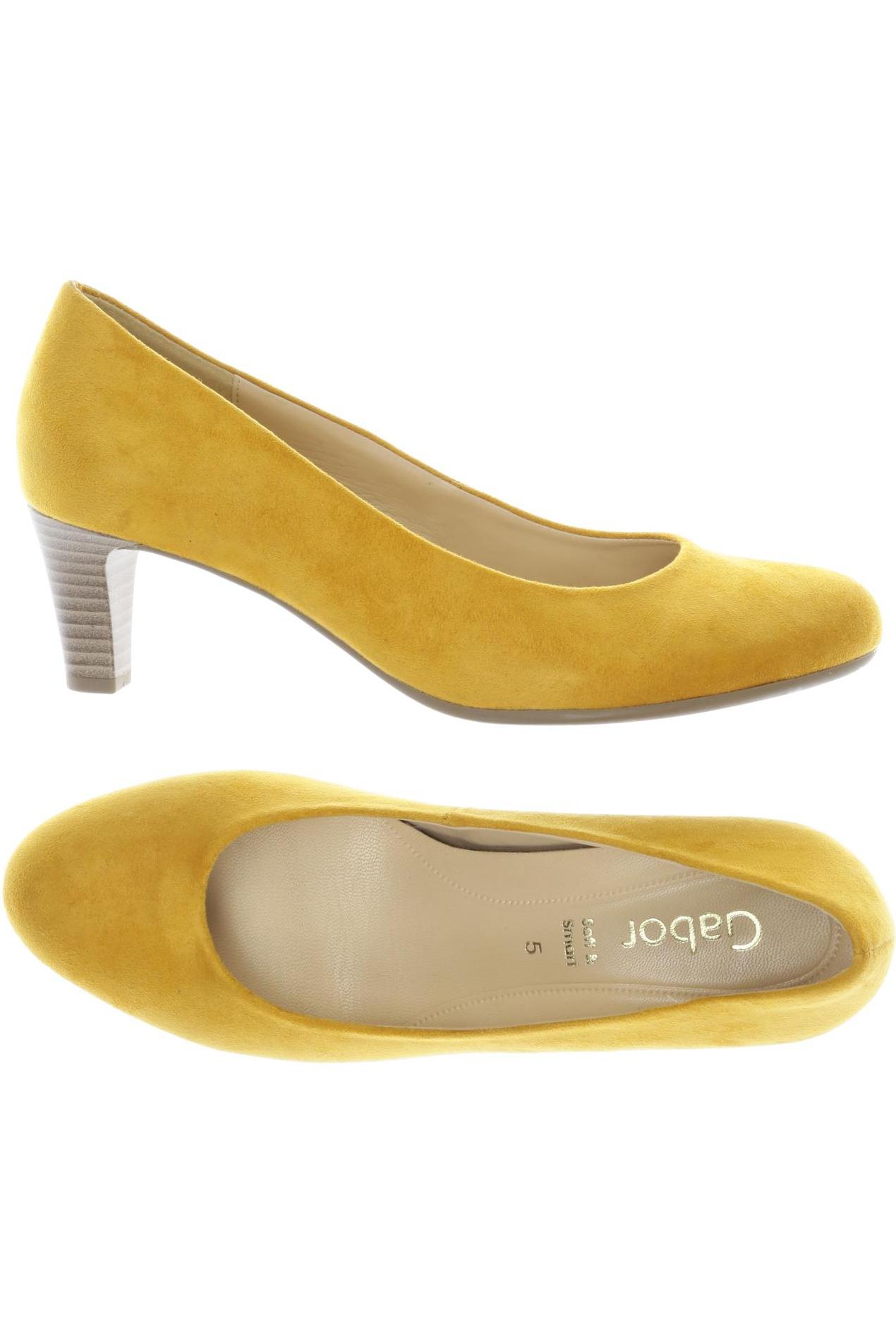 

Gabor Damen Pumps, gelb, Gr. 5