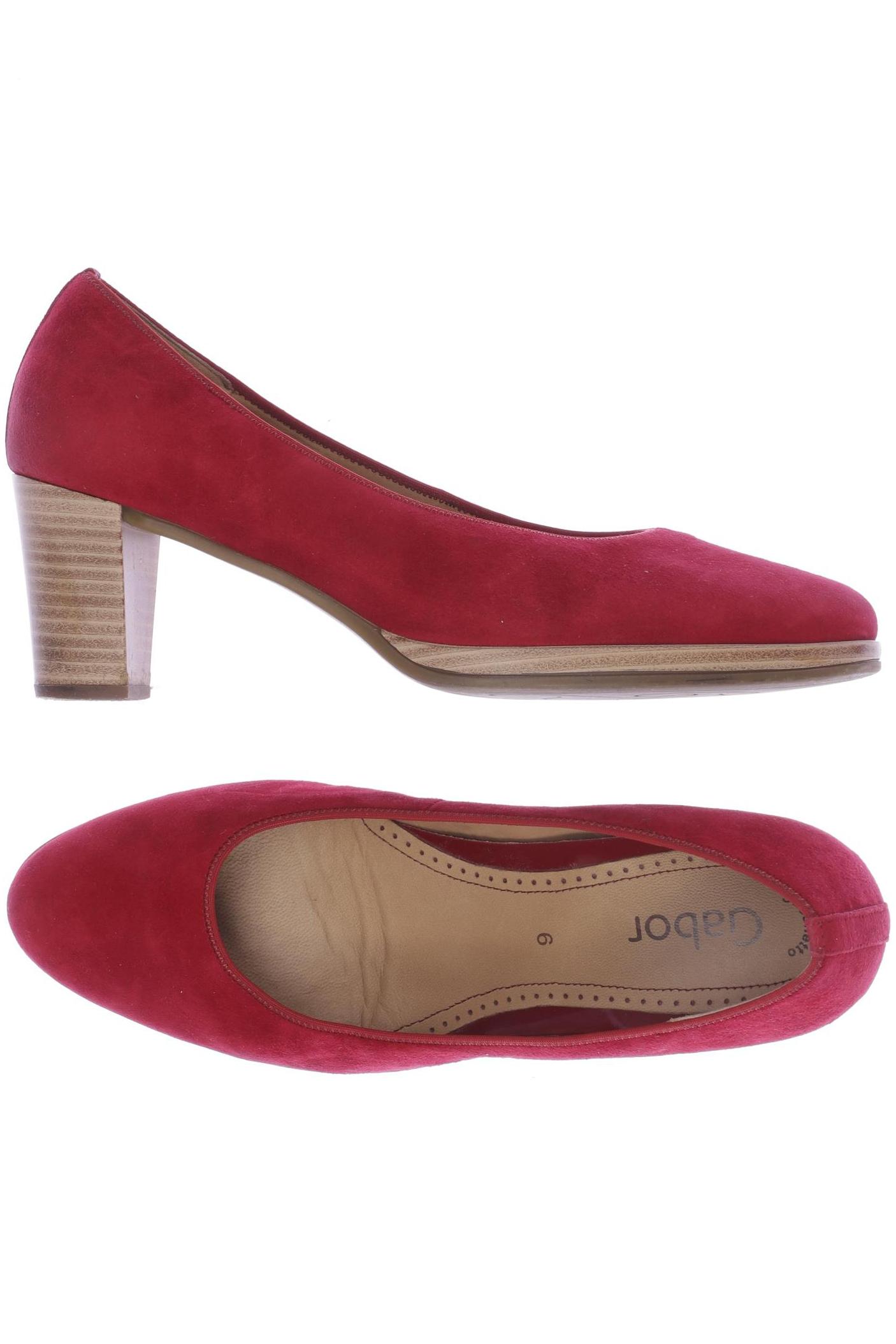 

Gabor Damen Pumps, rot, Gr. 6