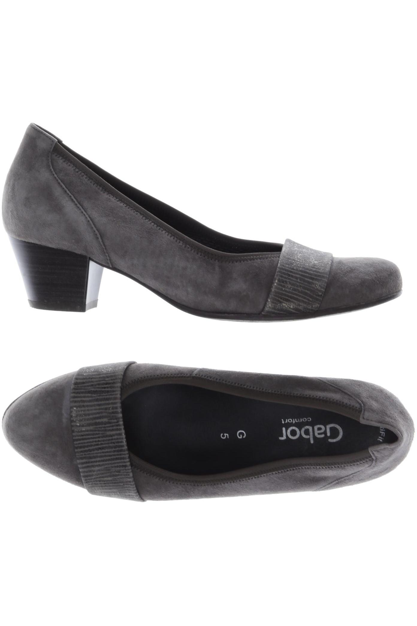 

Gabor Damen Pumps, grau, Gr. 5