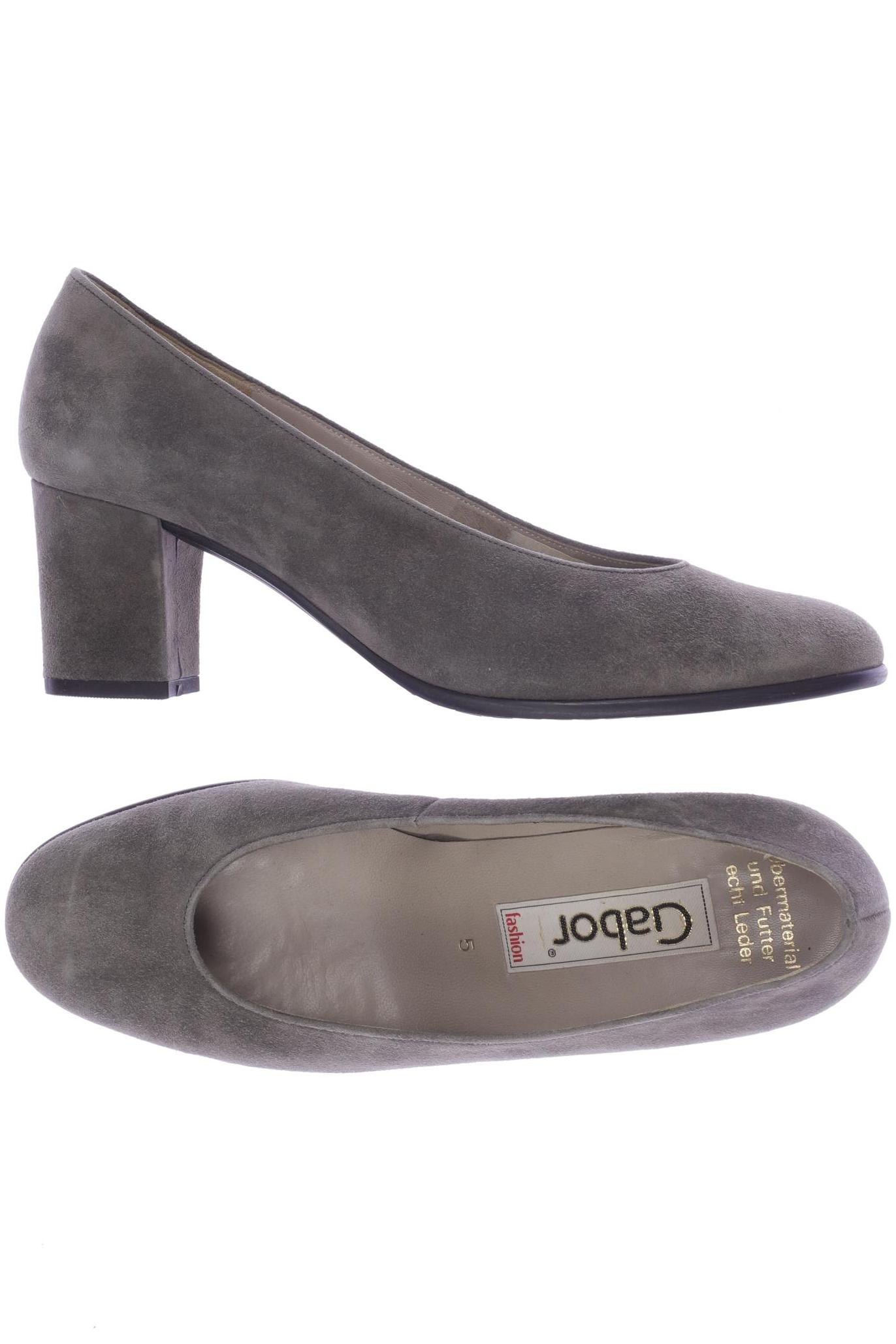

Gabor Damen Pumps, grau, Gr. 5
